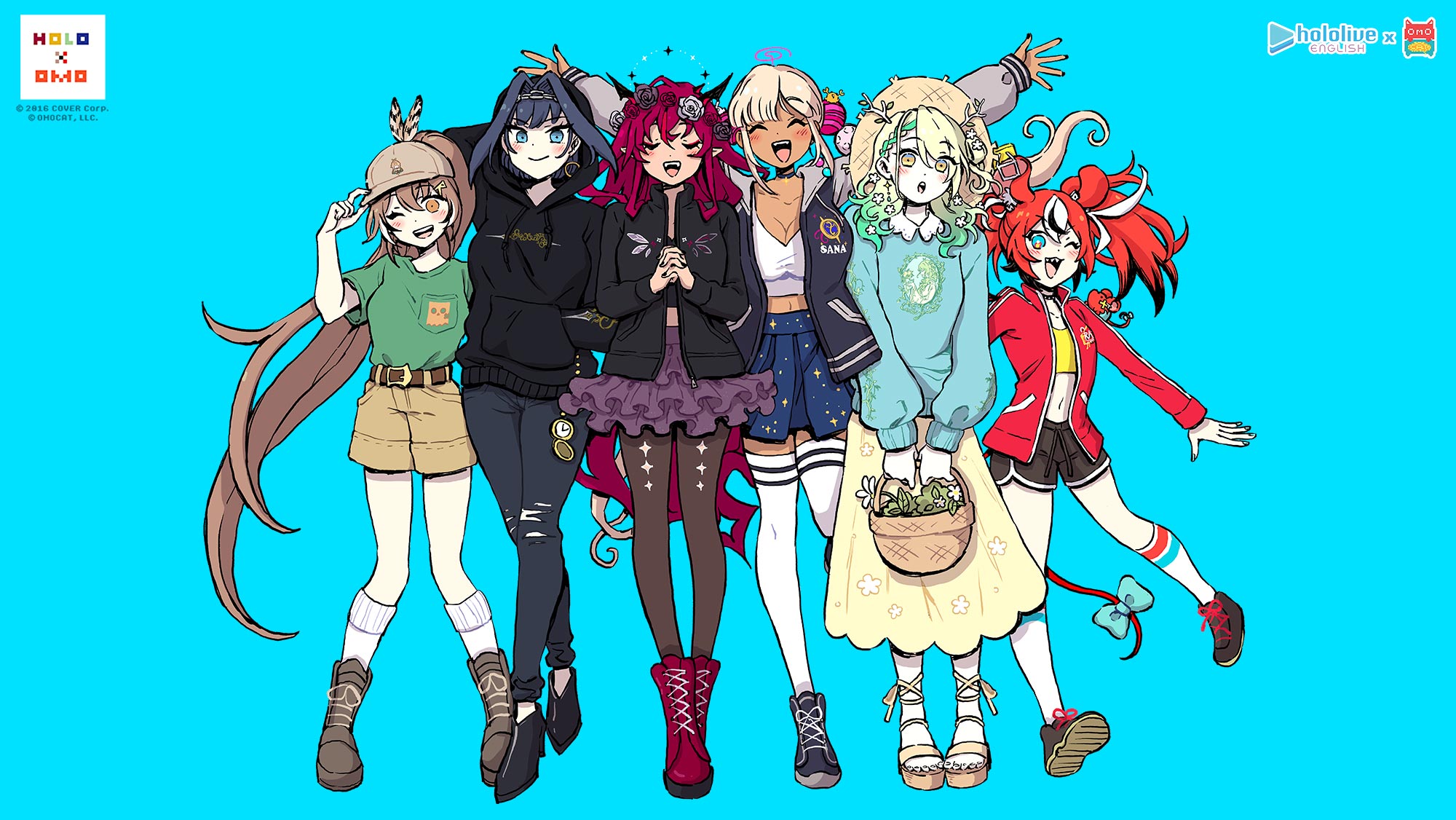 hololive English×OMOCAT OMOCAT × Project: HOPE + holoCouncil Collection is Now Available. COVER Corp