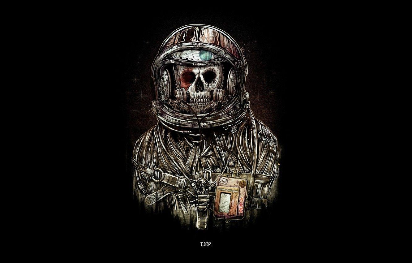Top more than 74 skeleton astronaut wallpaper latest