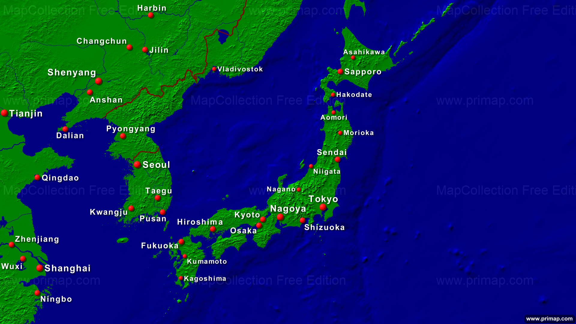 primap National maps