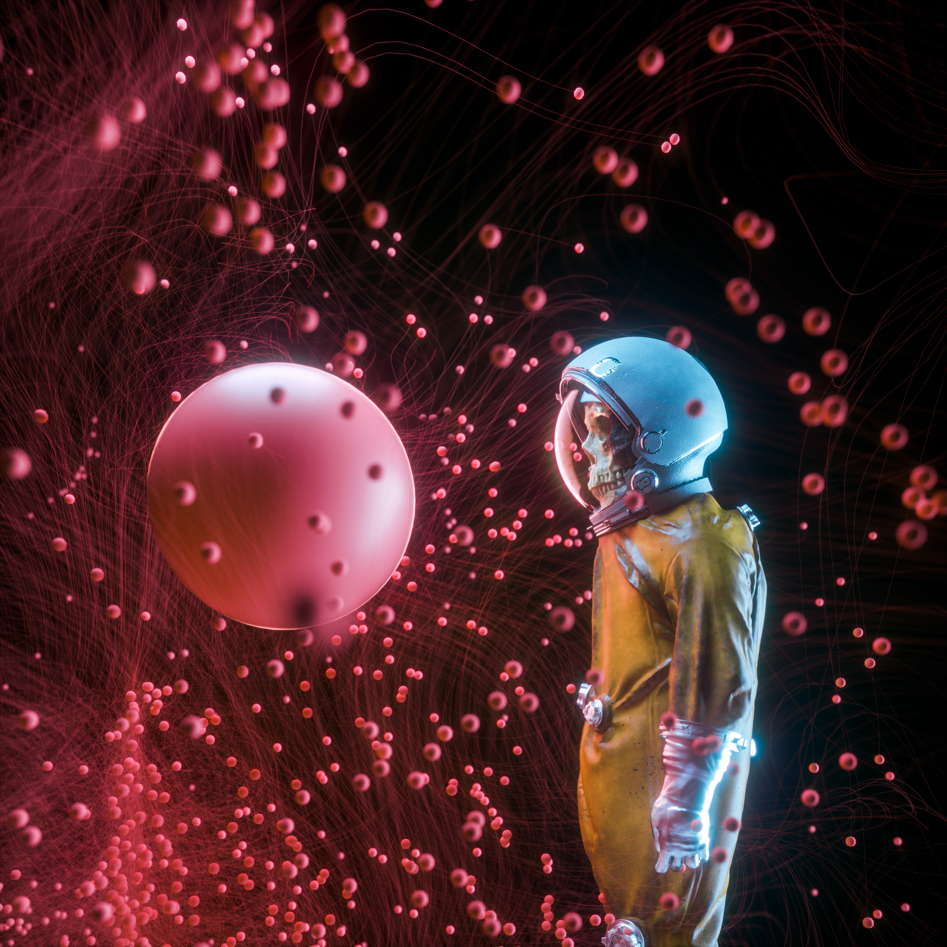 Astronaut Skull, HD Artist, 4k Wallpaper, Image, Background, Photo and Picture