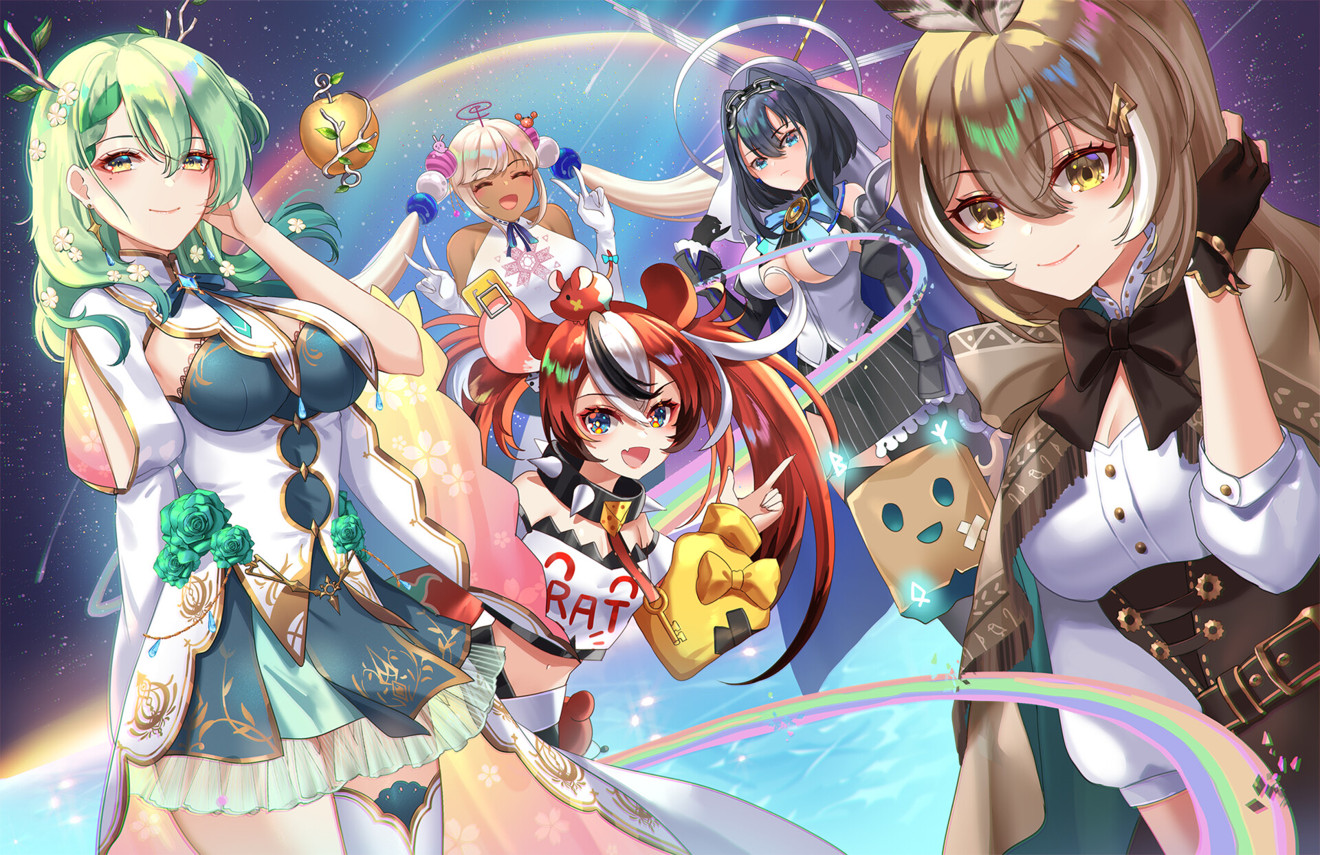 FANART_ 1 year aniversary HOLO COUNCIL