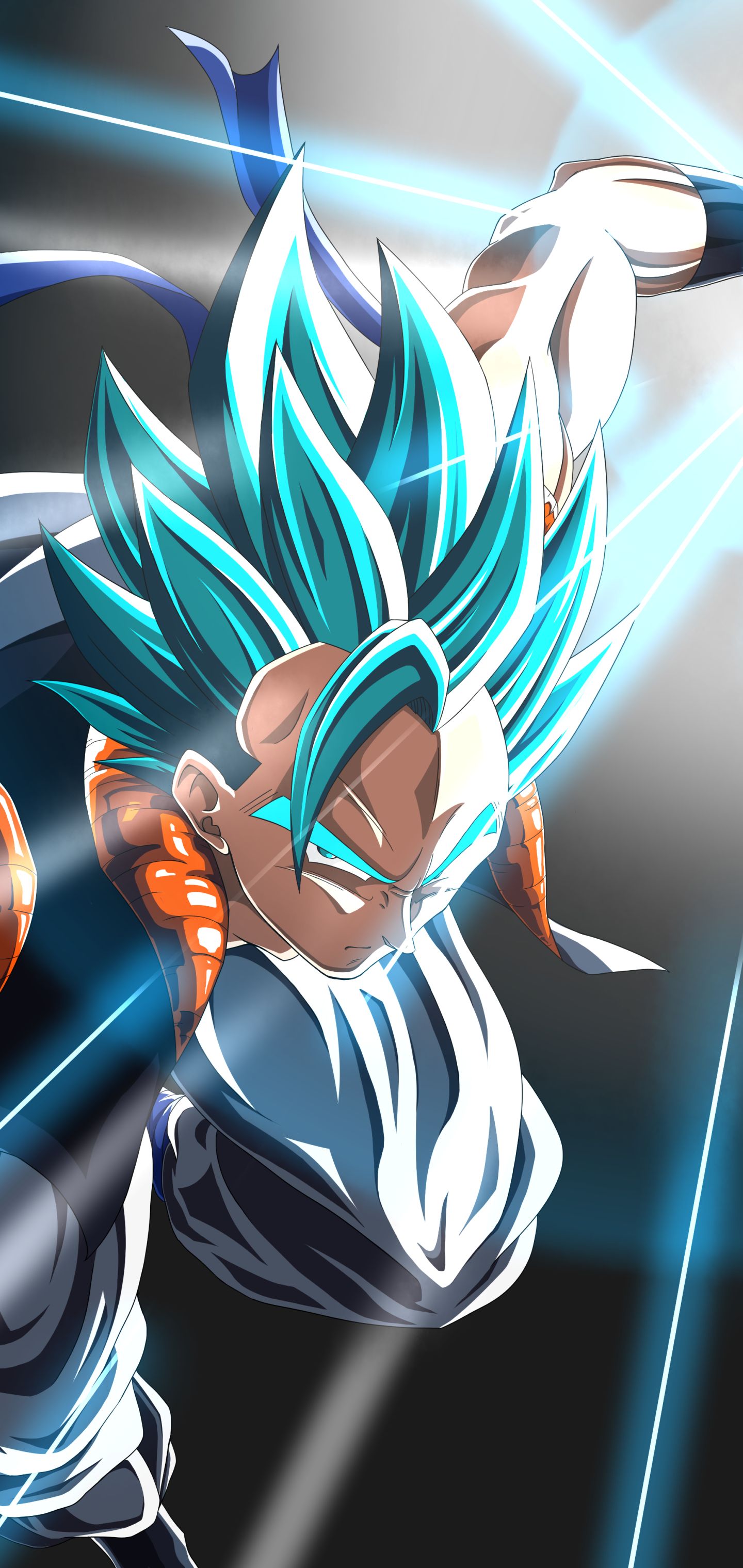 Mobile wallpaper: Anime, Gogeta (Dragon Ball), Super Saiyan Blue, Dragon Ball Super: Broly, 1342696 download the picture for free