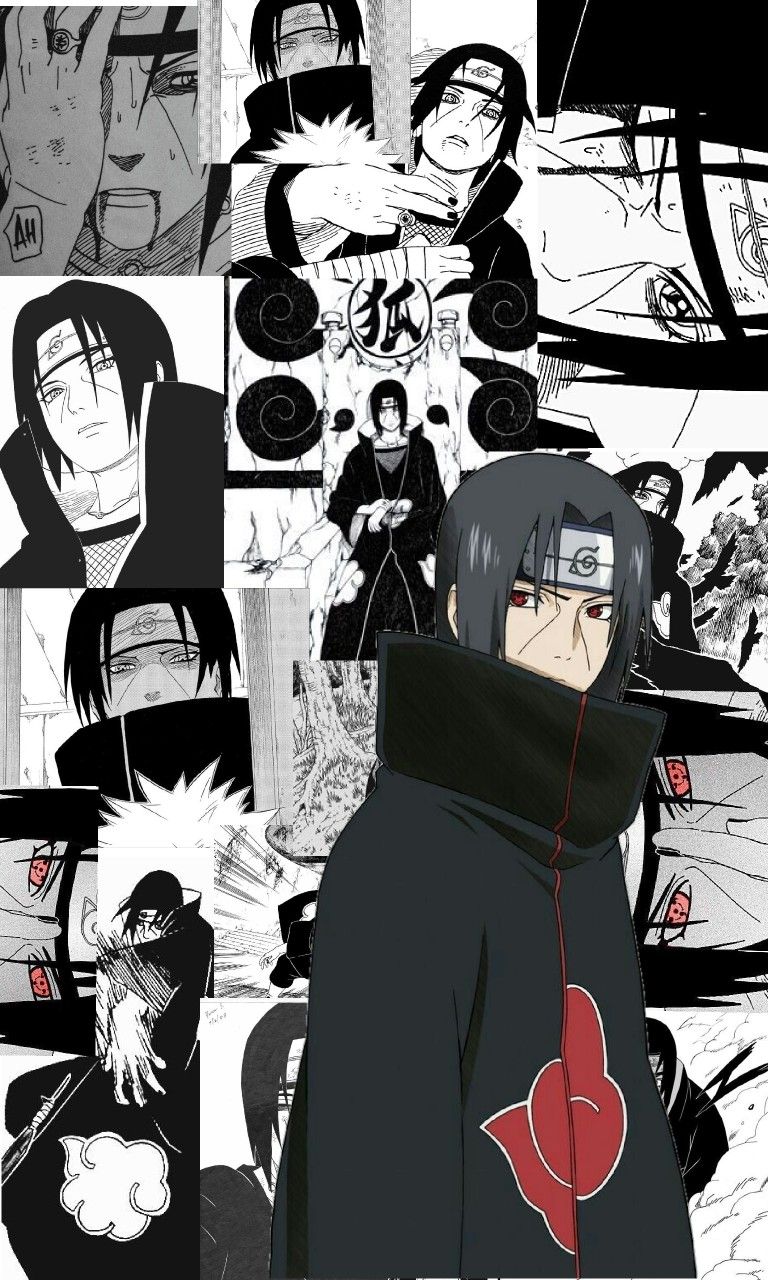 Details itachi manga wallpaper