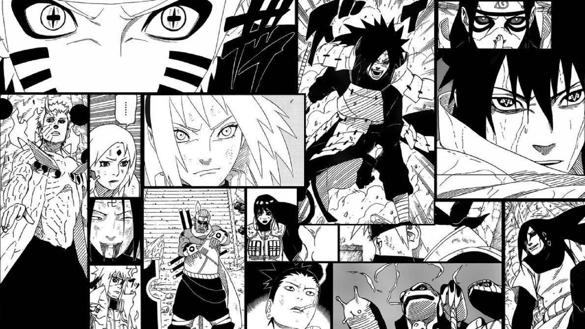 Download Naruto Ninja War Manga Panel Wallpaper