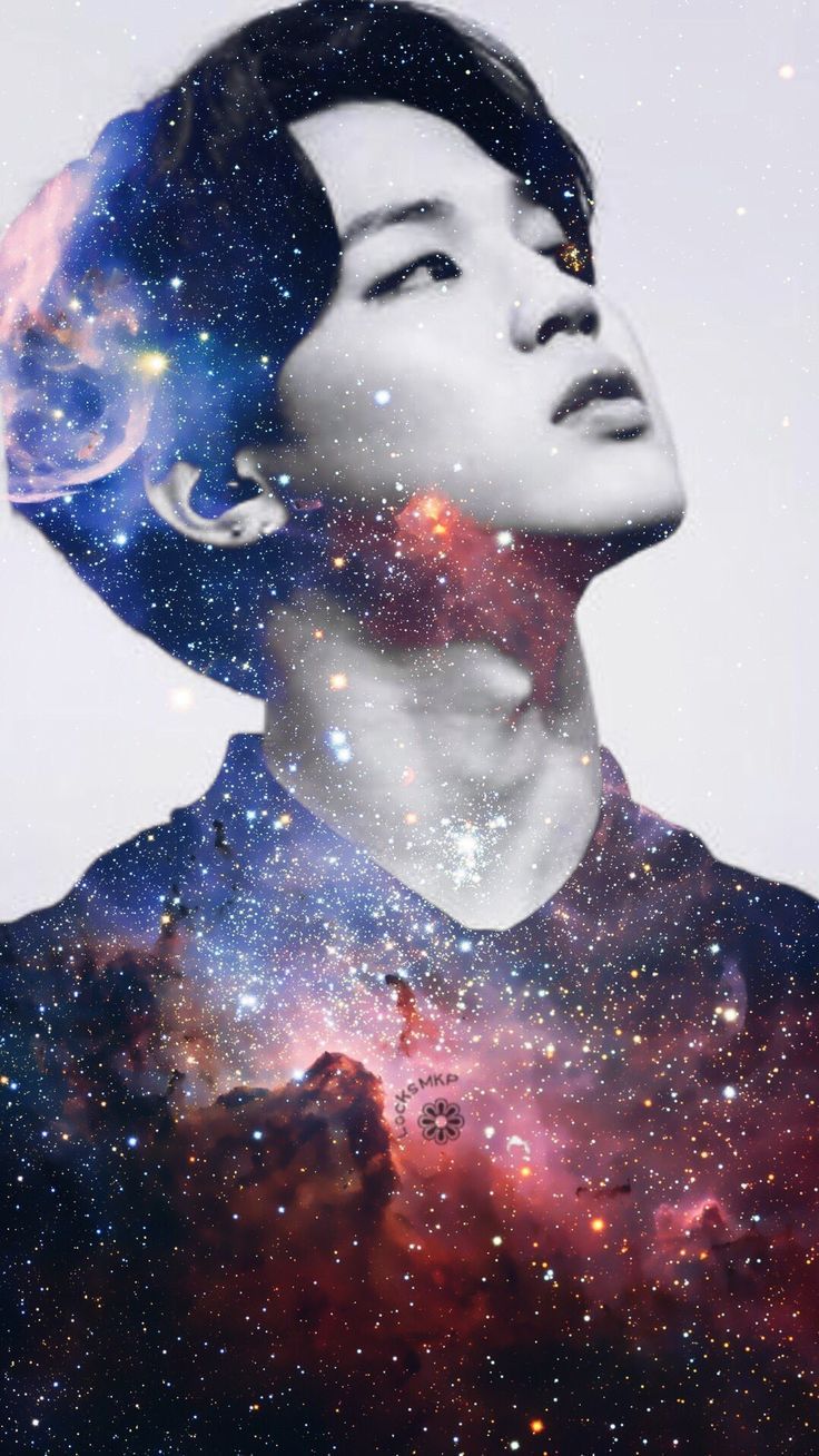 Galaxy Jimin wallpaper. Fond d'ecran pastel, Fond d'écran bts, Jimin