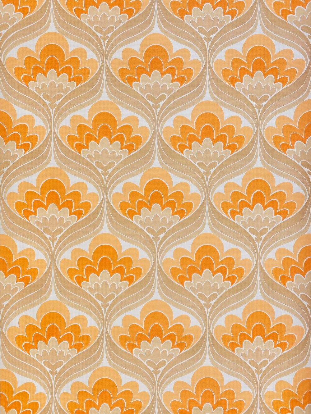 Papier peint rétro géométrique des