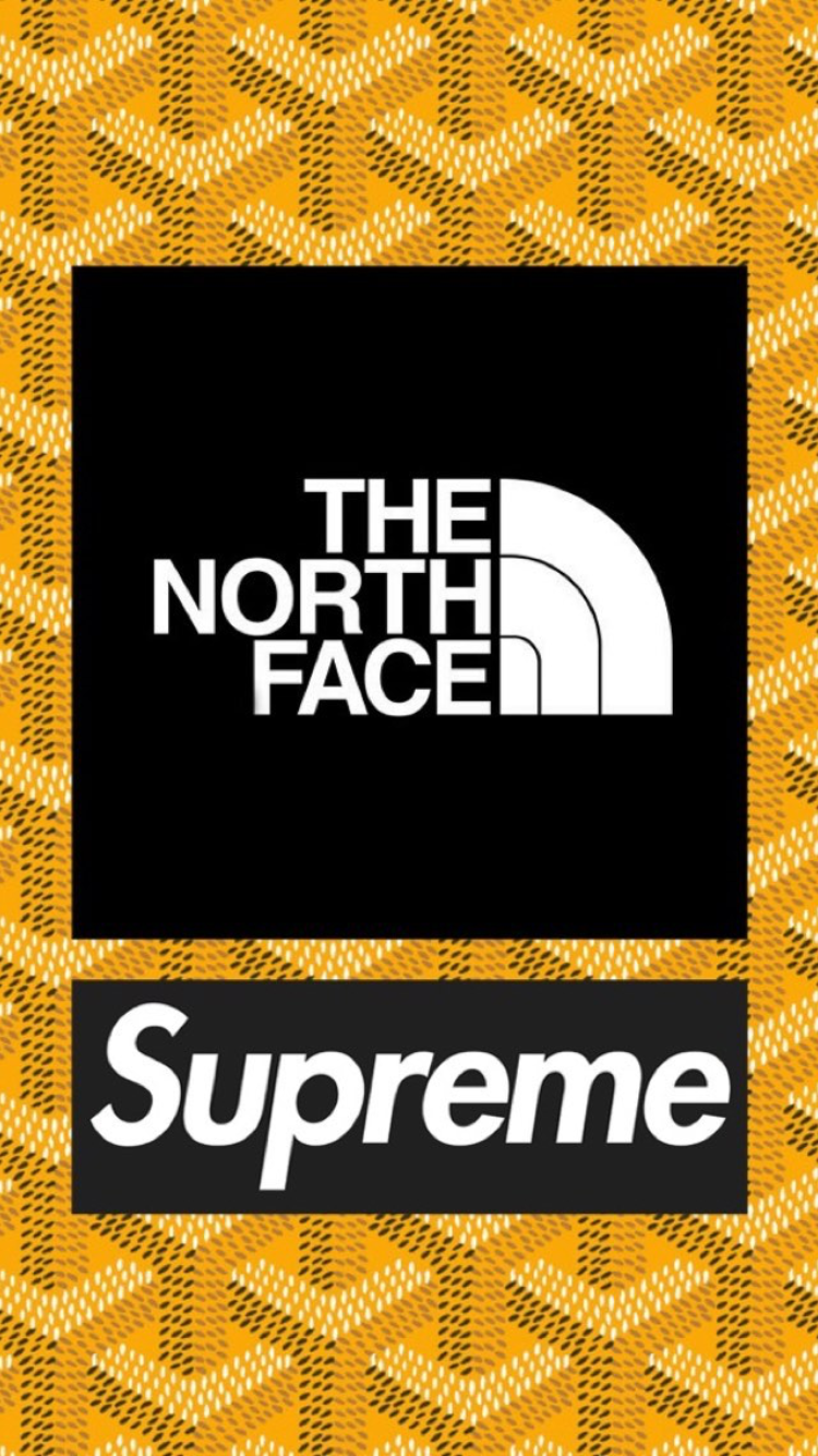 Supreme x Northface Wallpaper Hope u enjoy it. iPhone6 壁紙, iPhone 用壁紙, ホーム画面の壁紙