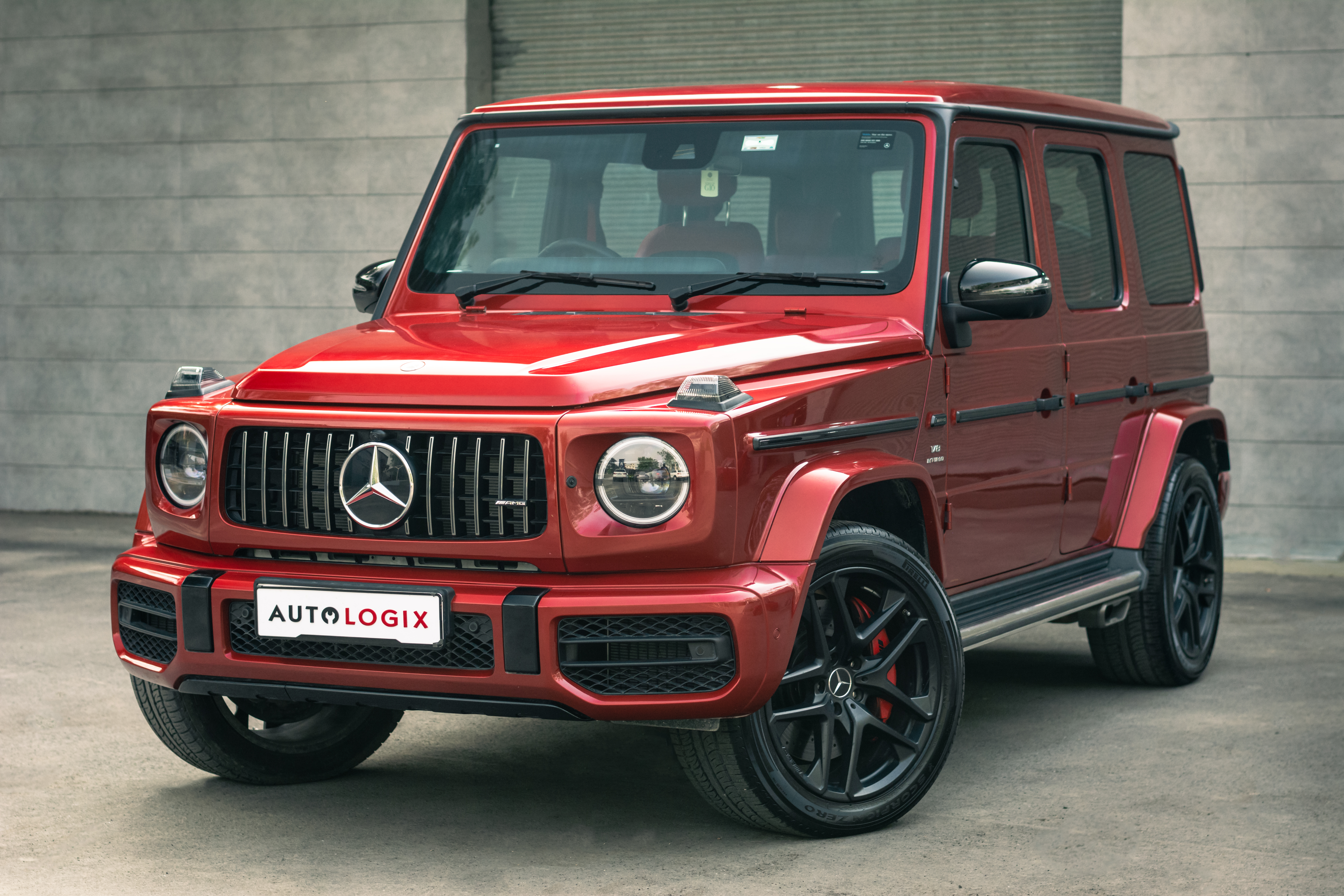 Red Mercedes Benz G Class · Free