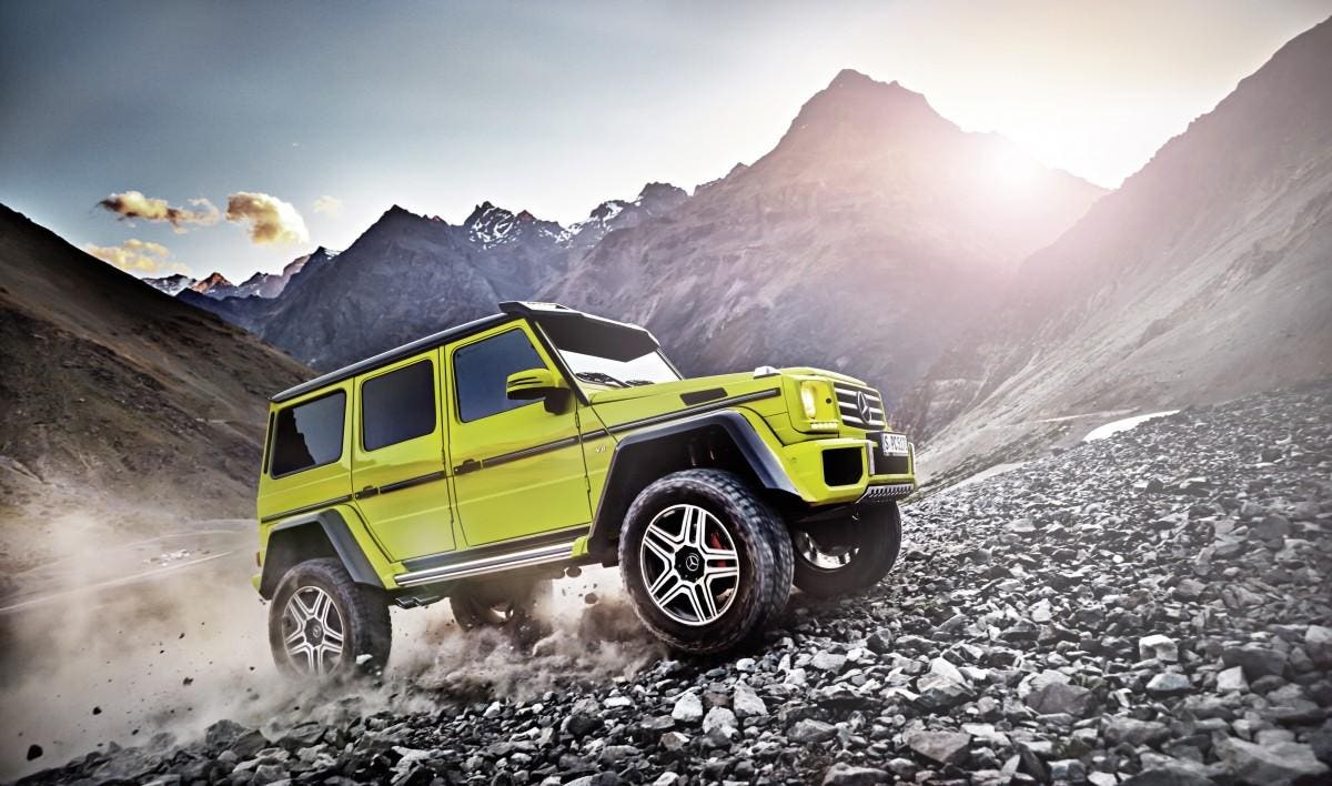 Here Comes Mercedes' Outrageous '4x4²' G Class SUV