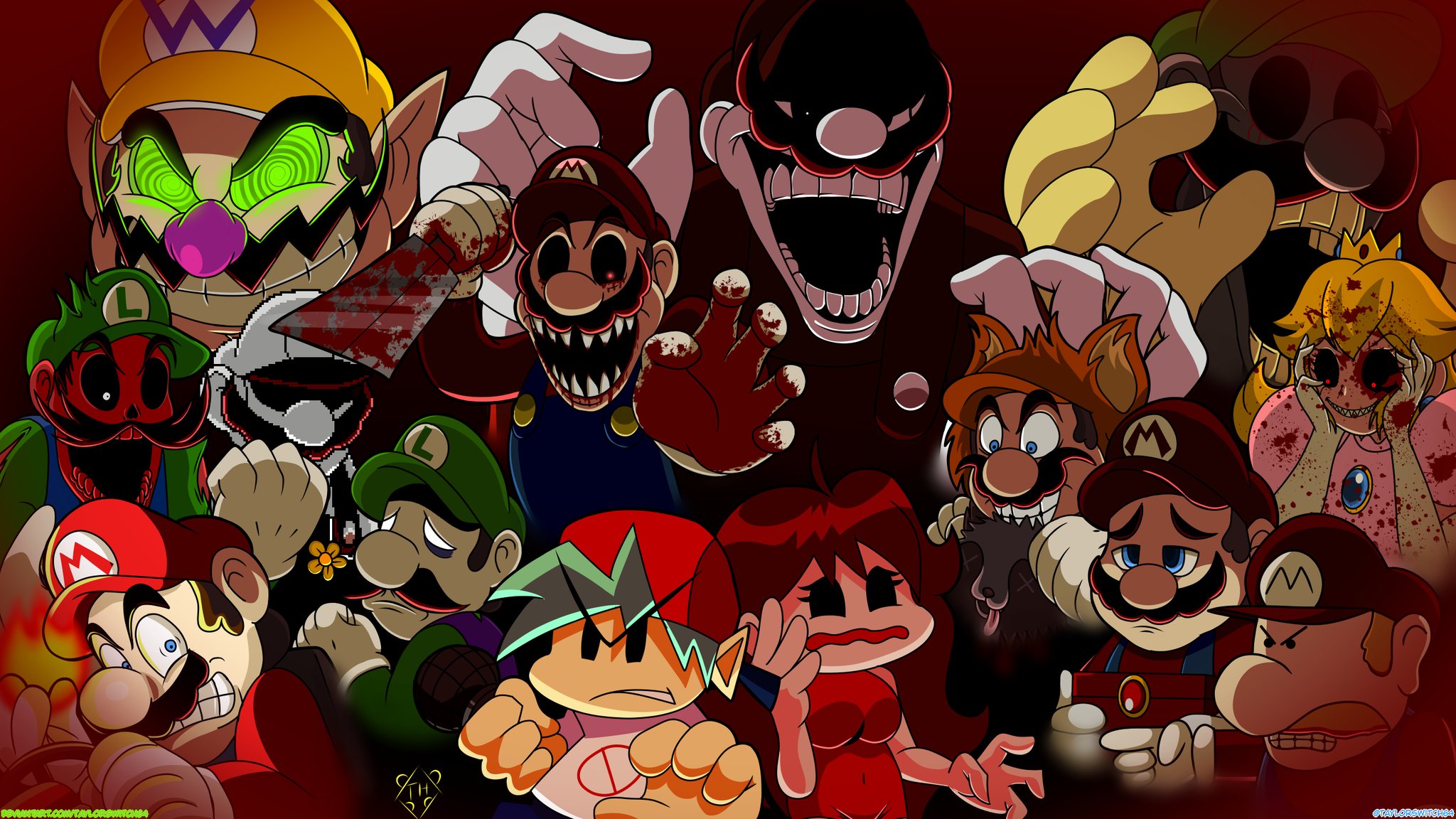 Taylor Hall Might Do Another One, But Not For A While. Are There Any Other Mario.exe Horror Mario Characters That Are Left Out That Deserves Some Recognition In FNF Mario's