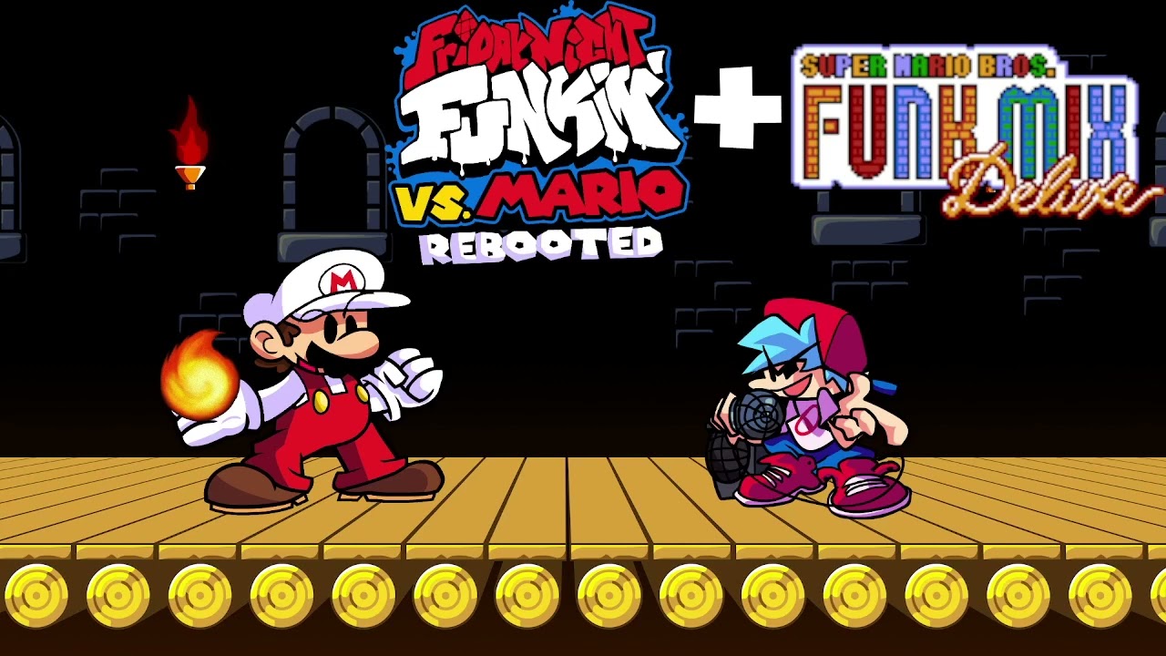 FNF Super Mario Bros. Funk Mix DX Lethal Lava Lair But It's From Vs. Mario Rebooted