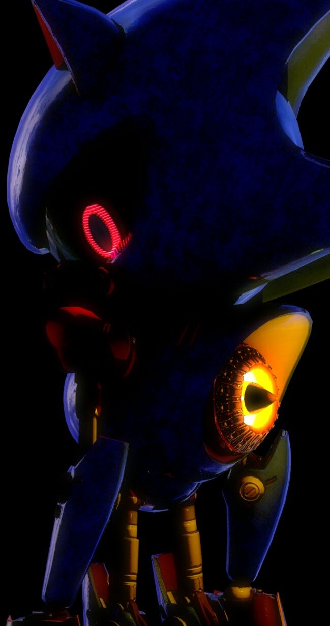 Metal Sonic. Sonic art, Sonic and shadow, Sonic the movie