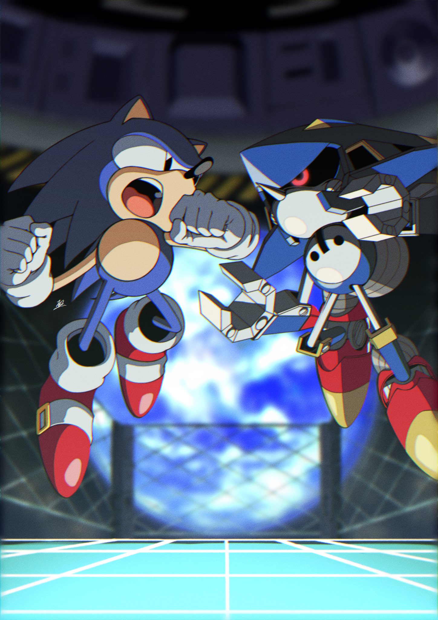 sonic and metal sonic o ouriço wallpaper