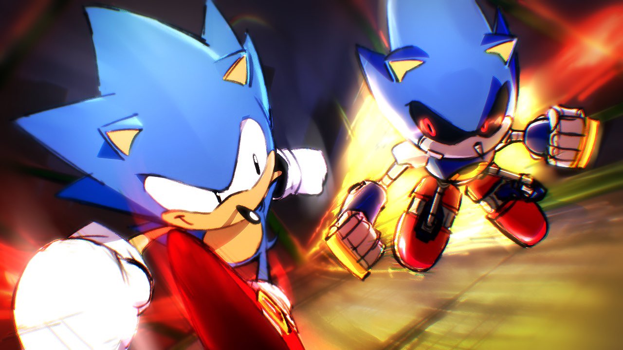 Mu  on Stardust Speedway‼️ Sonic VS Metal Sonic #SonicTheHedgehog