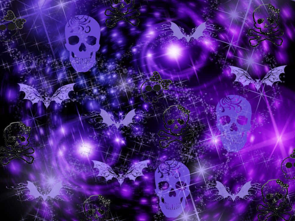 Purple Halloween Wallpaper
