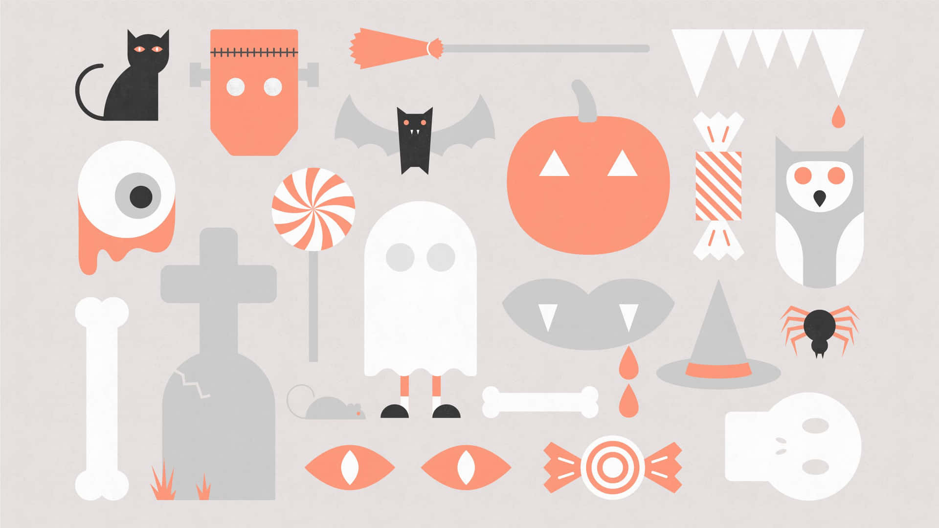 Download Trick Or Treat With Halloween Themed Macbook Wallpaper