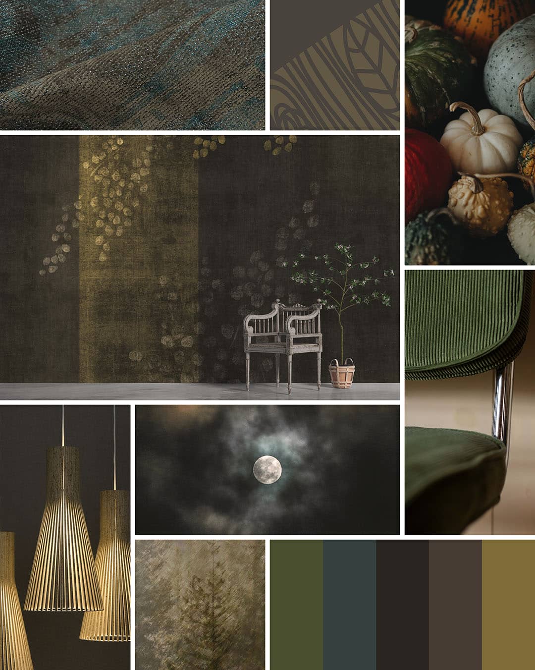 Halloween colours for interior decor