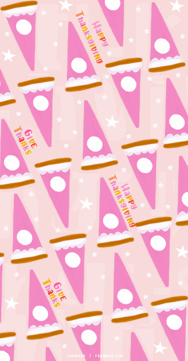 Cute Thanksgiving Wallpaper, Pink