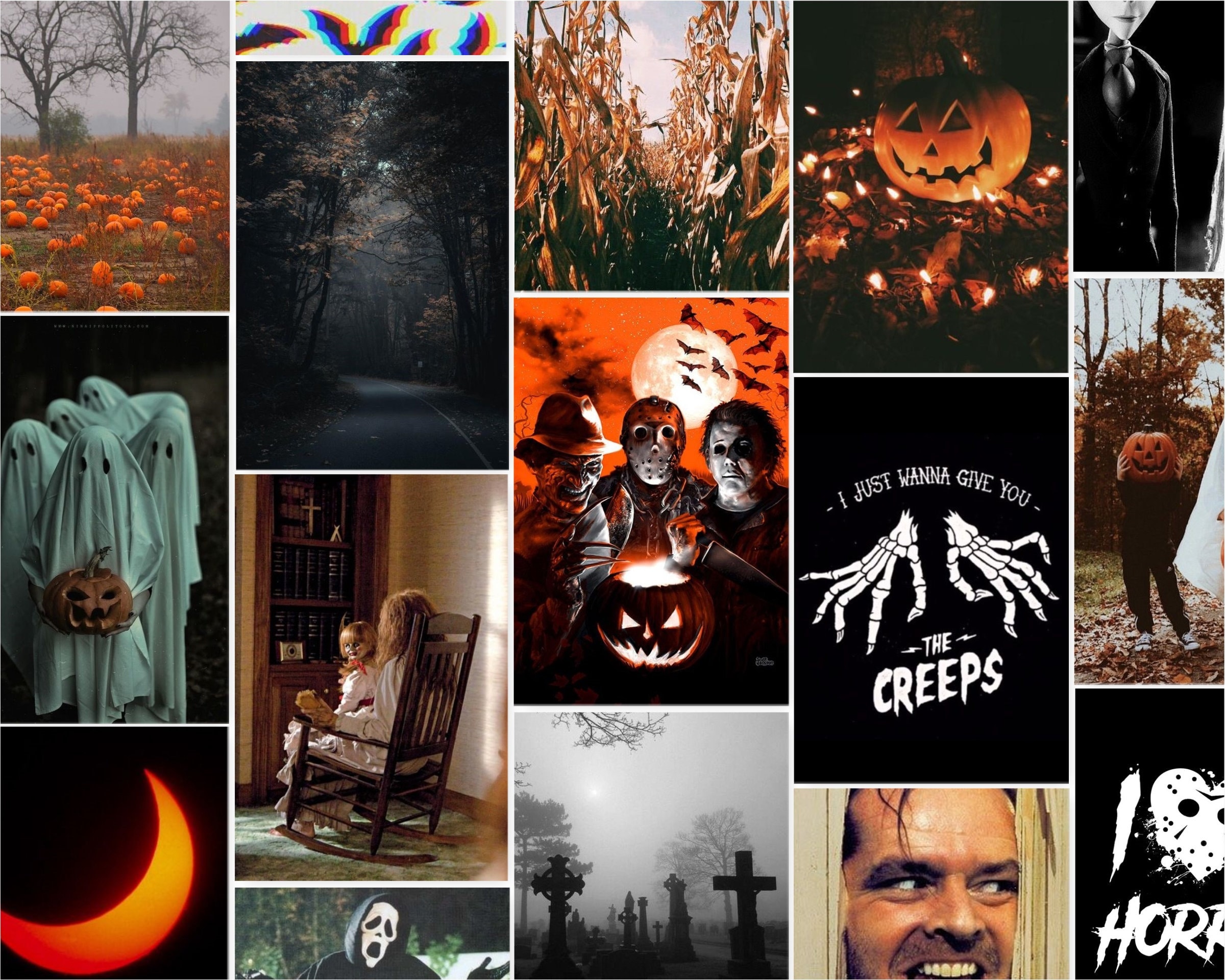 DIGITAL Prints HALLOWEEN SCARY Creepy Vibes Horror Spooky