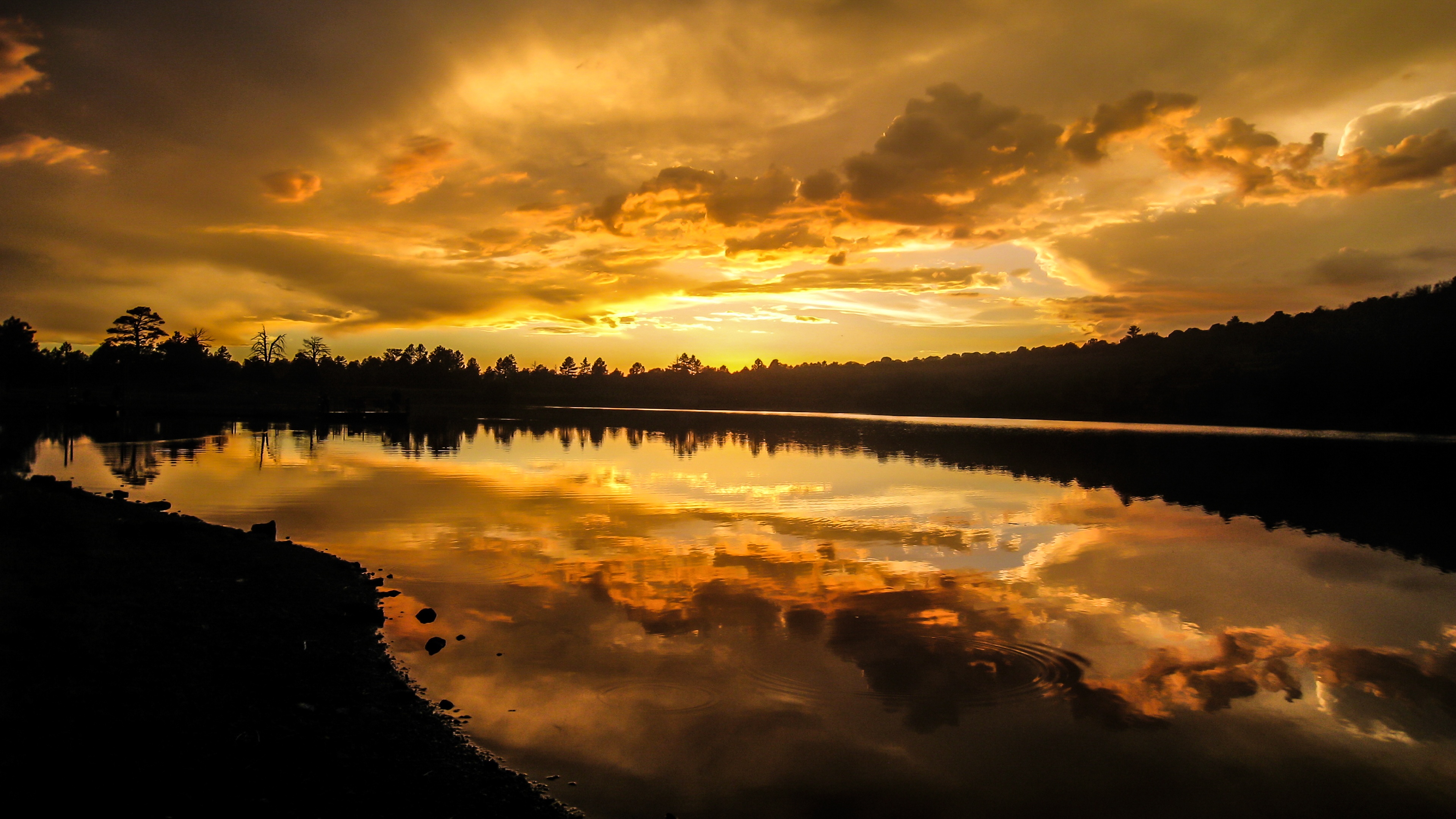 Kaibab Lake Wallpaper 4K, Arizona, United States