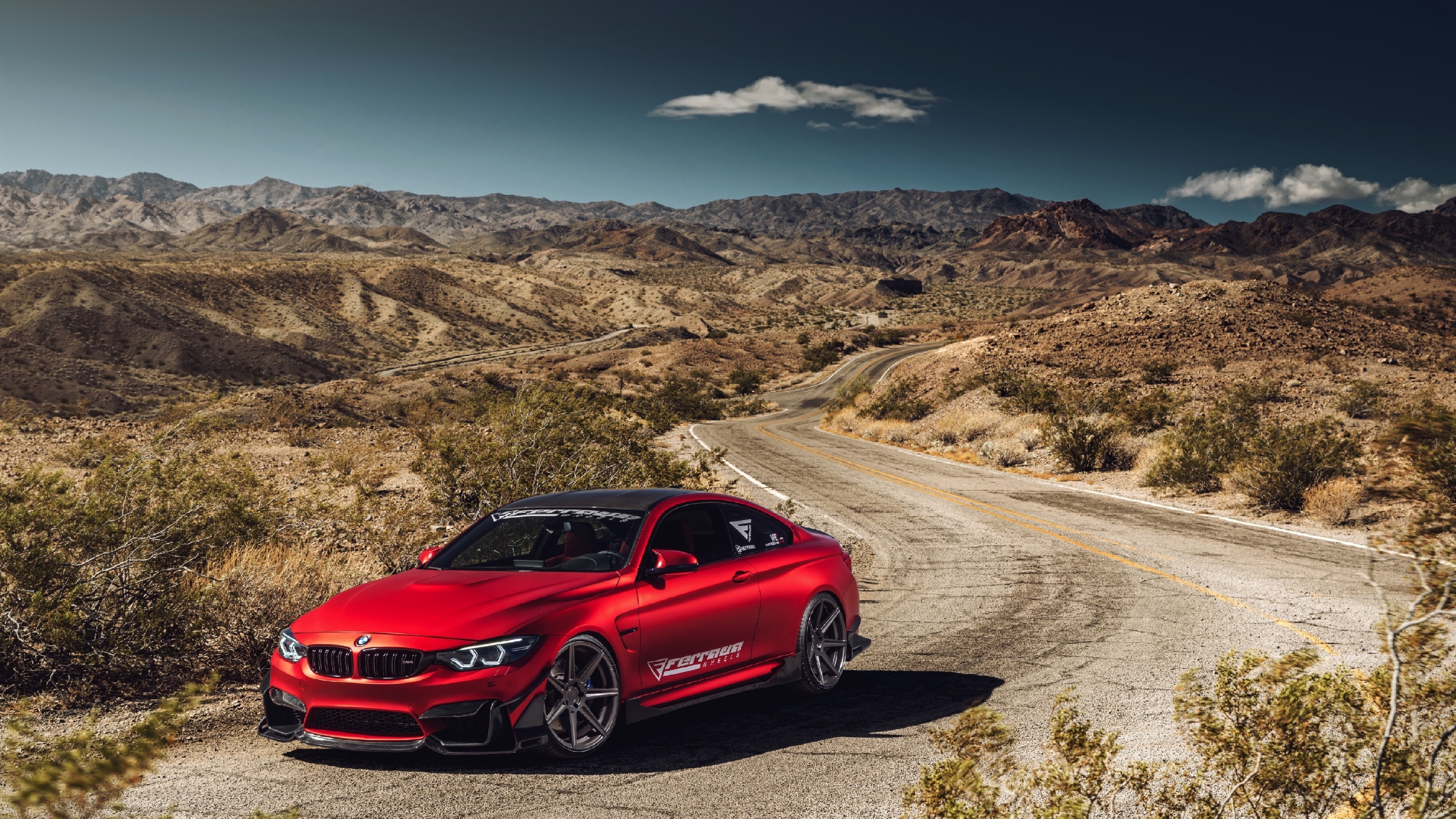 Download wallpaper 3840x2160 red, bmw m4, luxury car, outdoor, landscape 4k wallpaper, uhd wallpaper, 16:9 widescreen 3840x2160 HD background, 2303