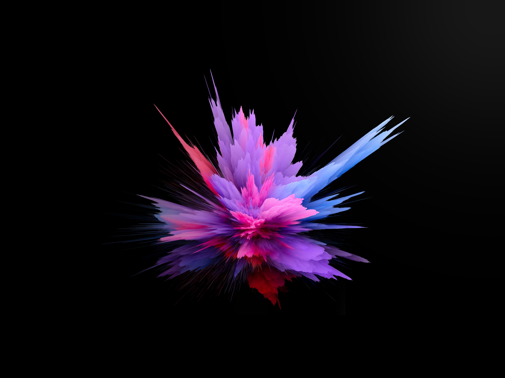 Color burst Wallpaper 4K, Colorful, Explosion, CGI, Cosmic