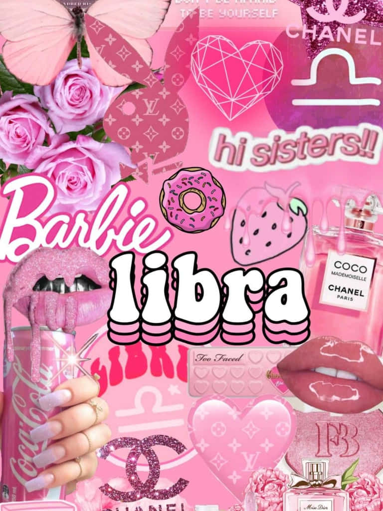 Download BalanceLife: A Cute Libra Embracing the Scales of Justice Wallpaper