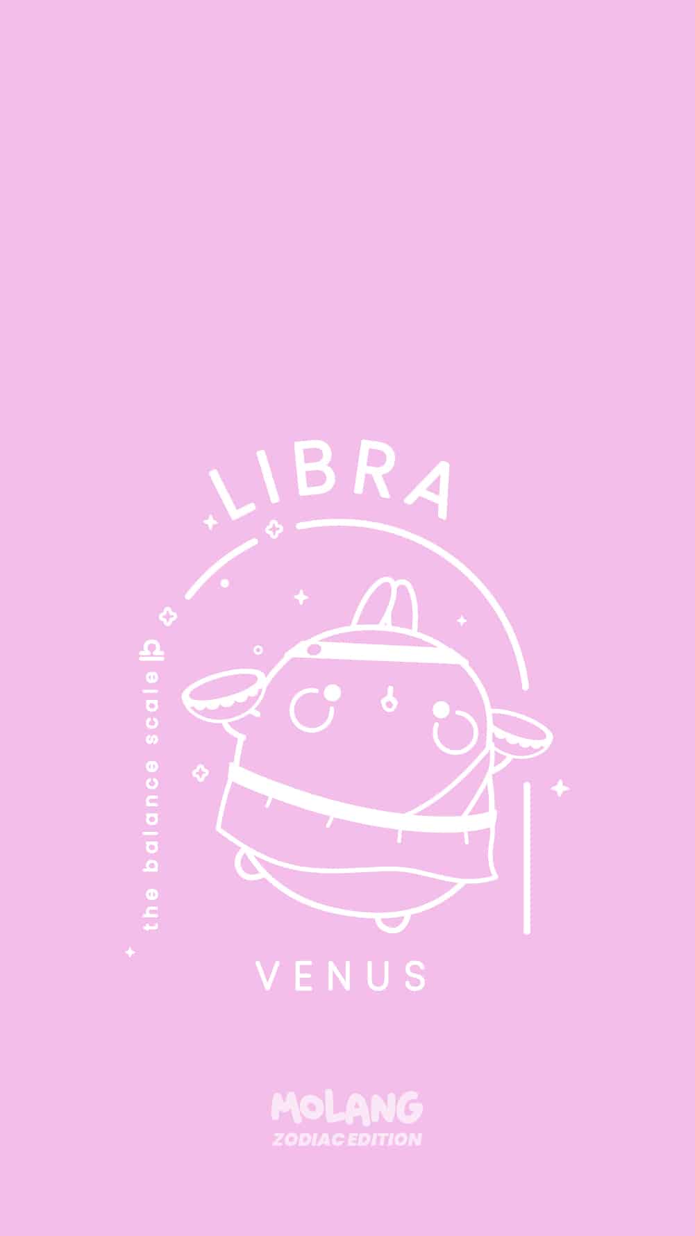Molang Zodiac Wallpaper: Discover The Libra Wallpaper of Molang