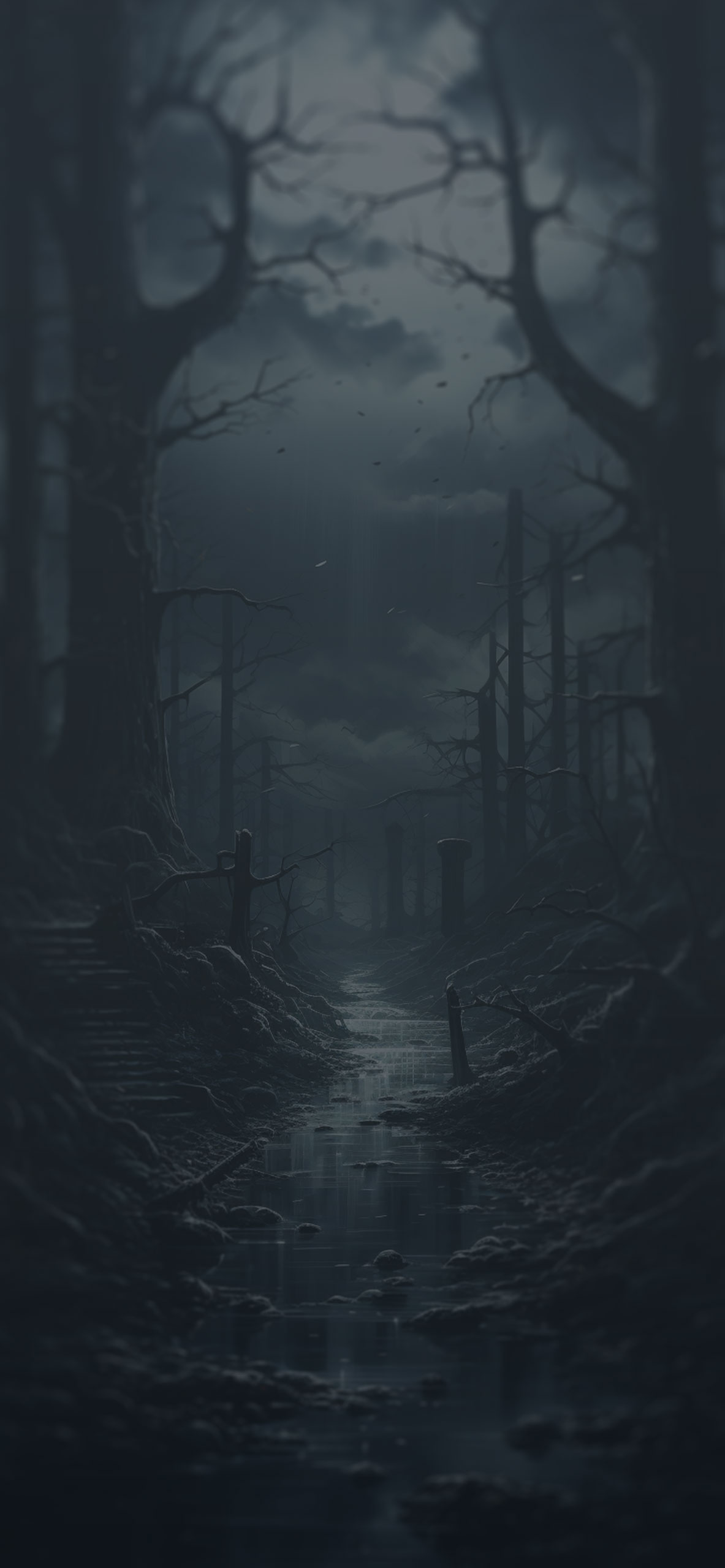 Dark Apocalypse Forest Art Wallpaper Forest Wallpaper 4k