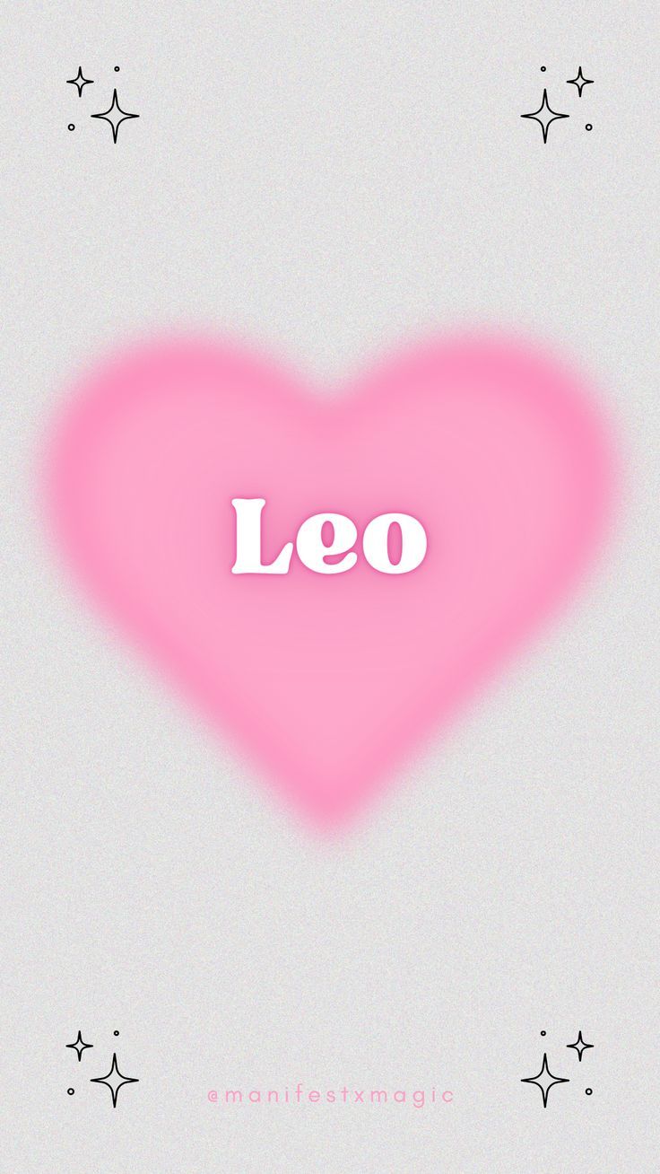Leo aura heart art. Pink aura, Mood wallpaper, Leo
