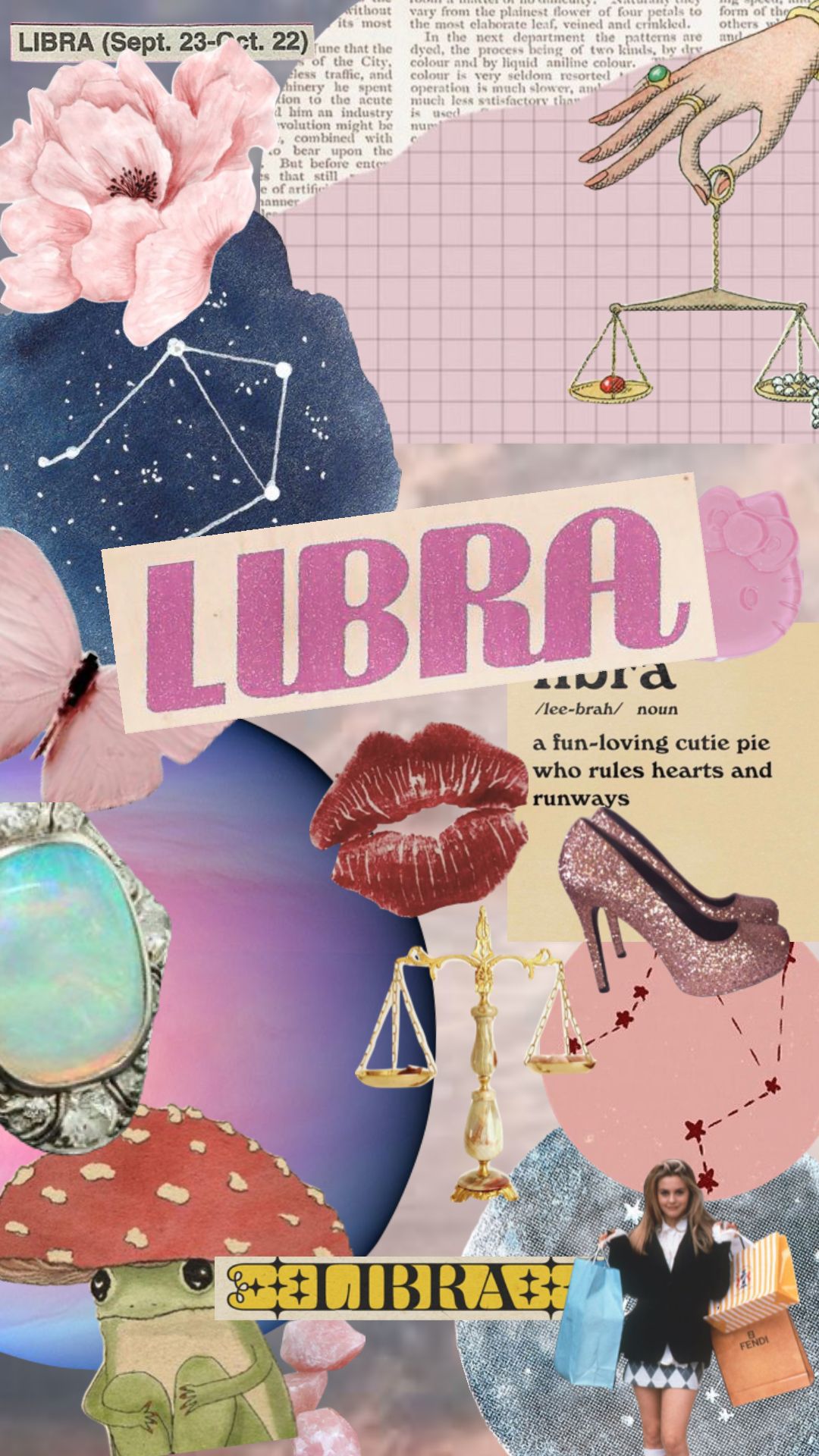 #libra. Aesthetic iphone wallpaper, Cute wallpaper, Mood board