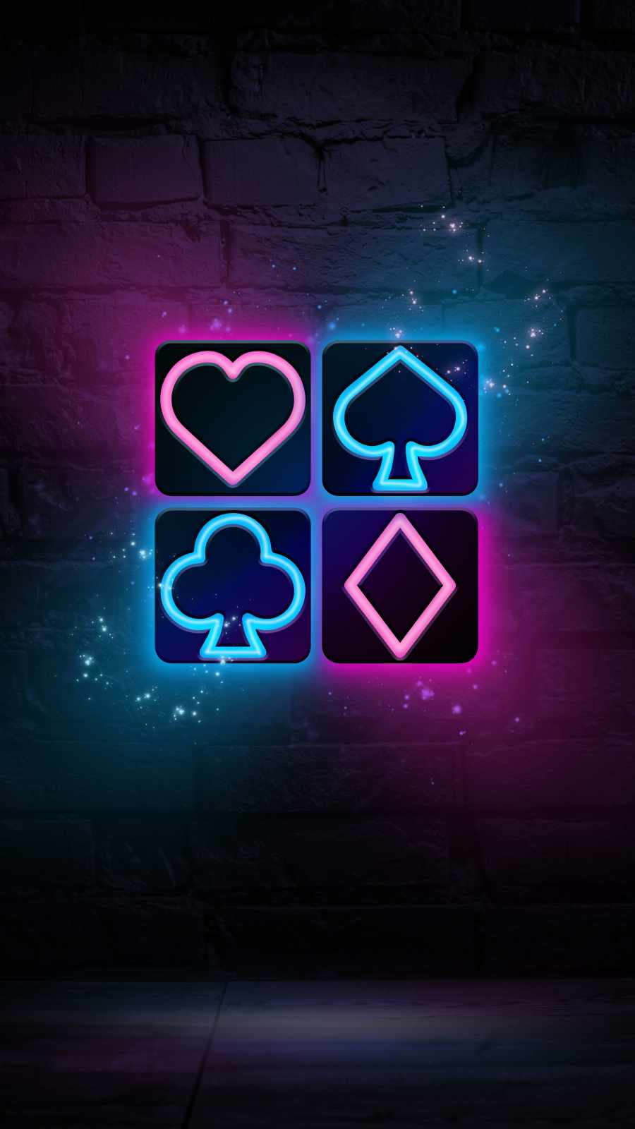 Poker Cards Art iPhone Wallpaper
