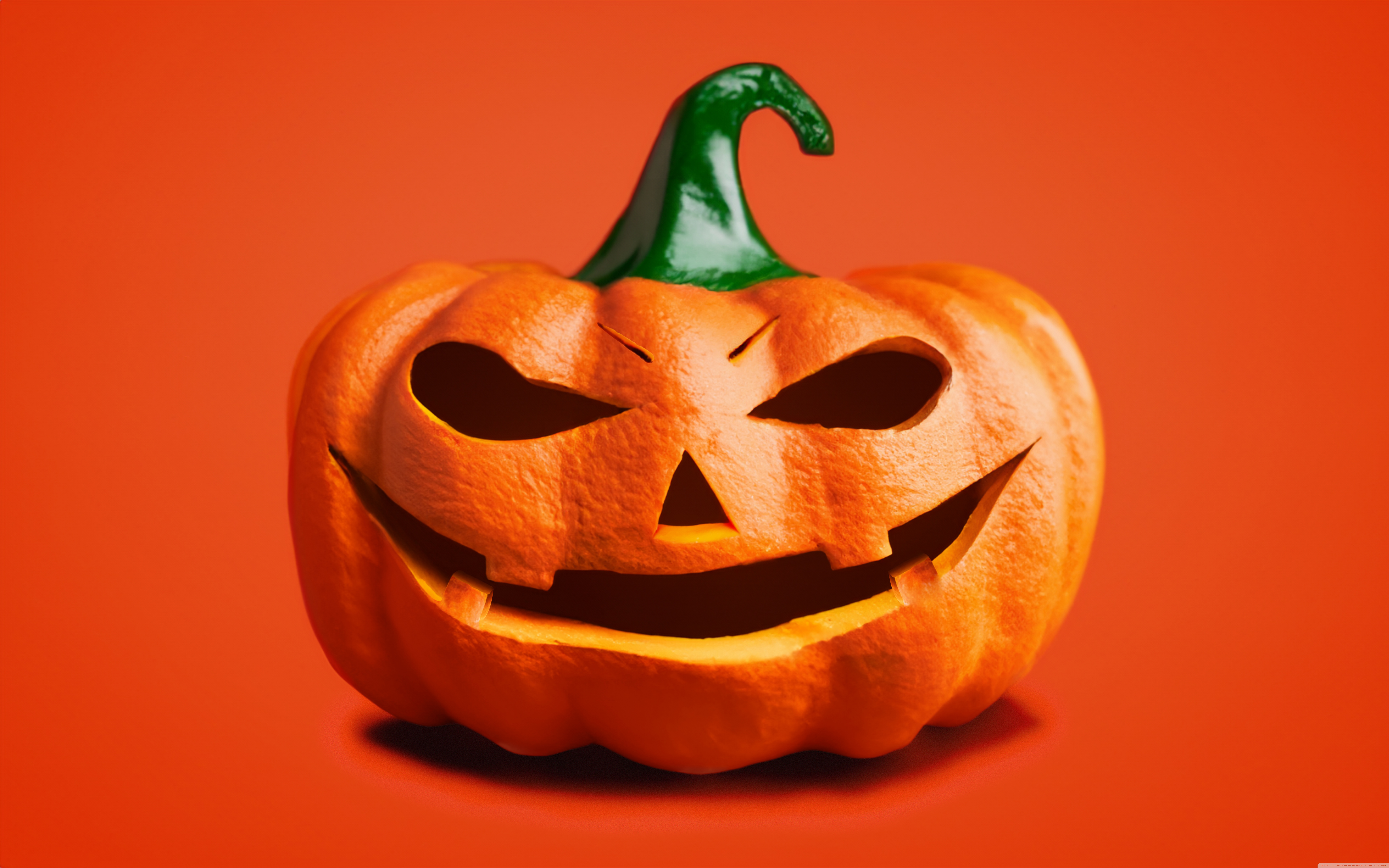Halloween Orange Pumpkin Jack O Lantern 2023 Background Ultra HD Desktop Background Wallpaper for 4K UHD TV, Tablet