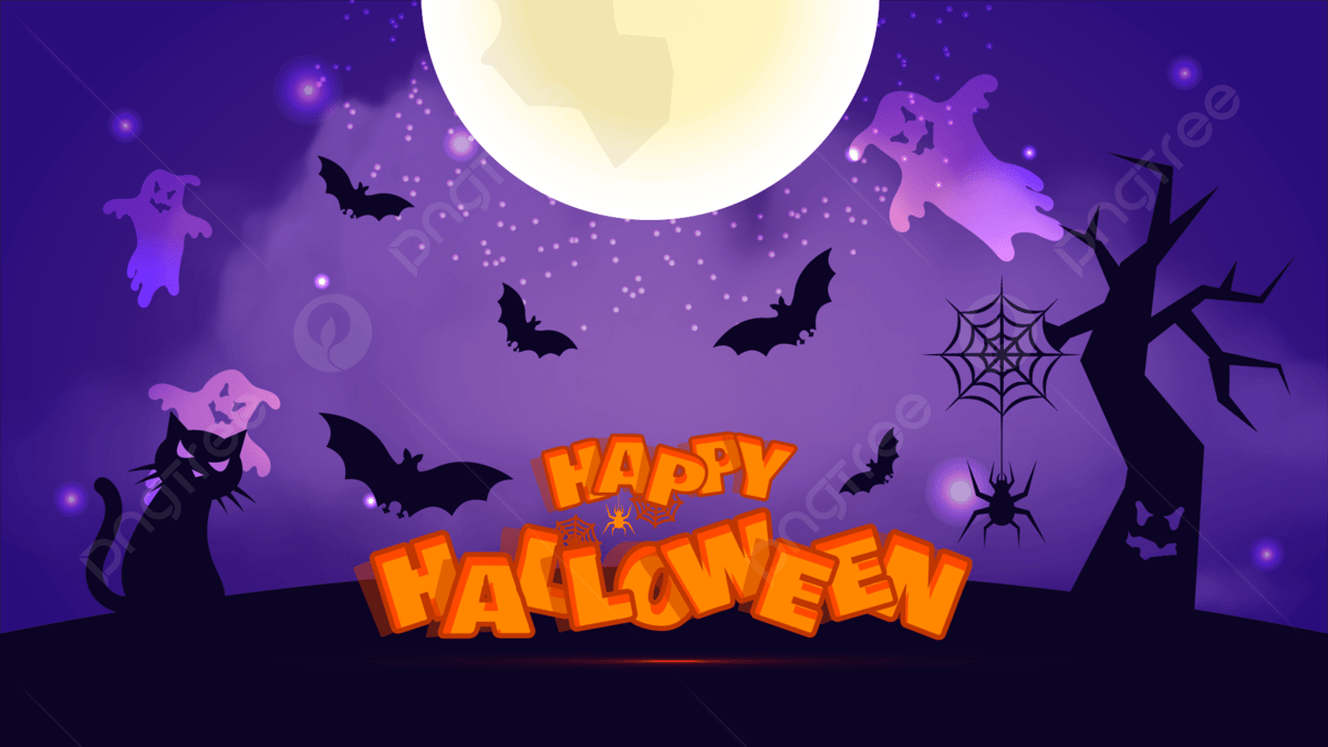 Happy Halloween Background With Text, Happy Halloween, Halloween, Halloween Background Background Image And Wallpaper for Free Download