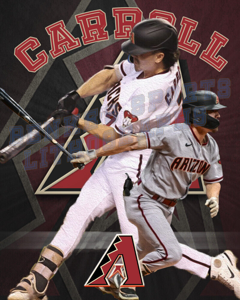 Arizona Diamondbacks Lithograph print of Corbin Carroll 2023