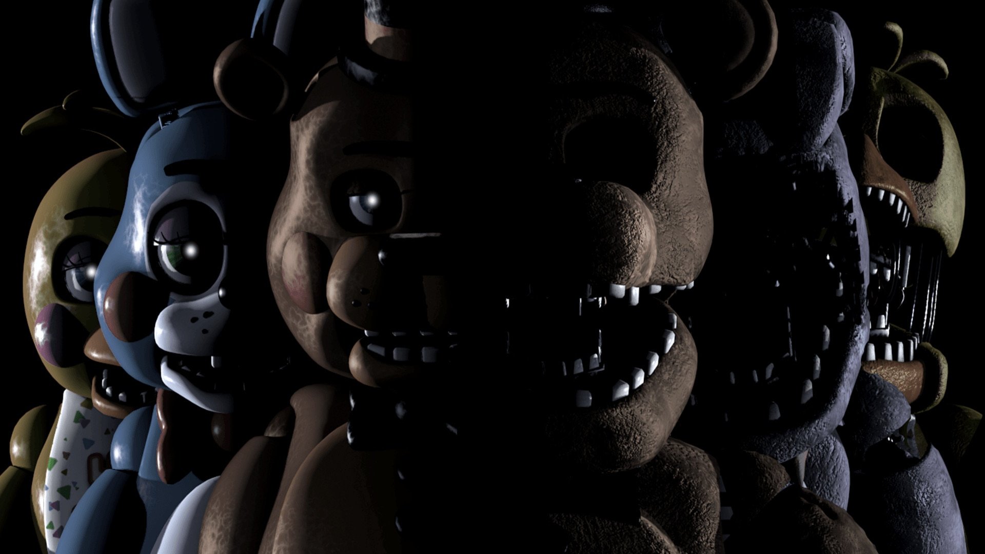 Five Nights at Freddy's 2 Wallpaper - Old F, B, C by PeterPack on DeviantArt