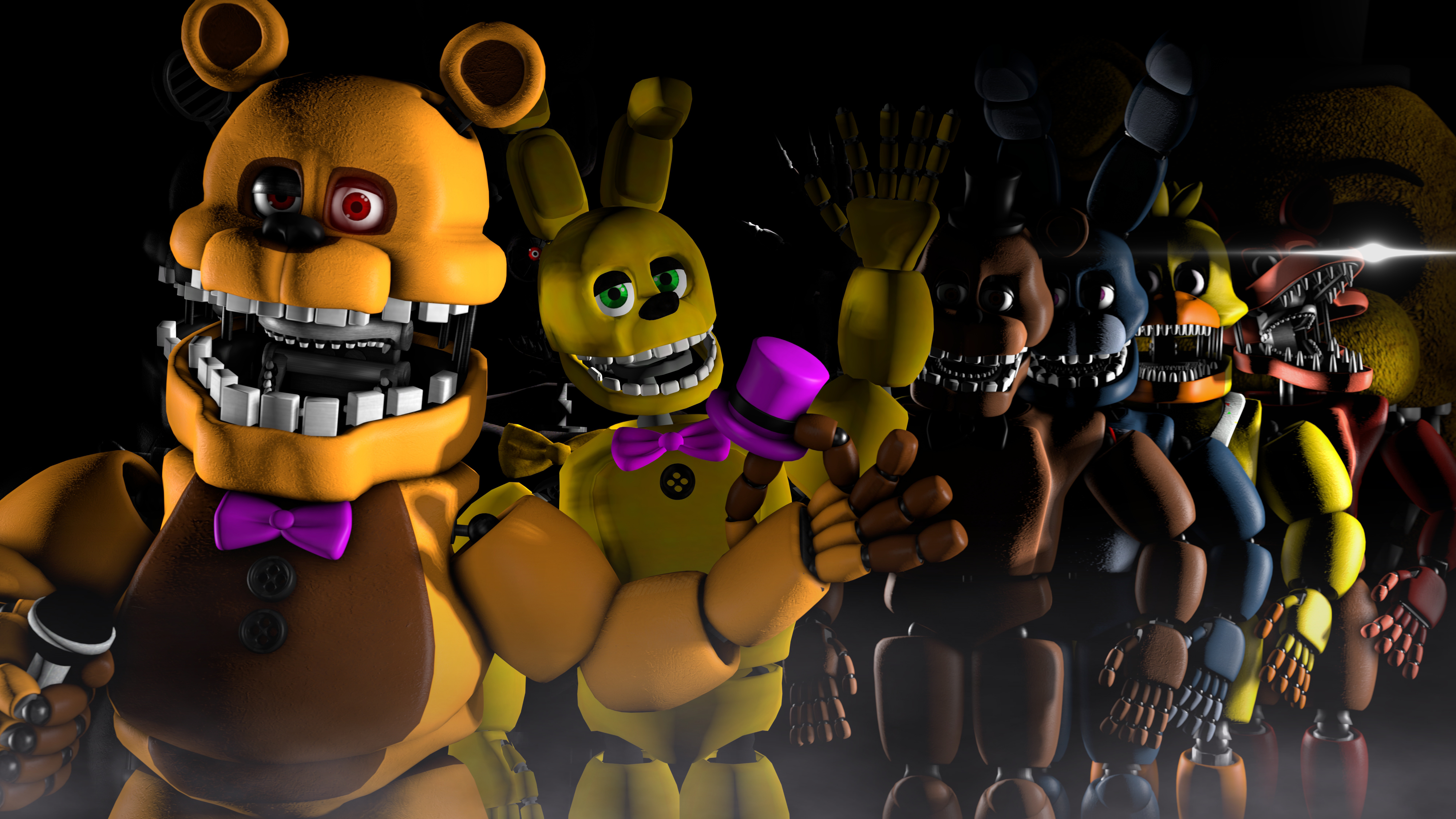 Video Game Five Nights at Freddy's 4k Ultra HD Wallpaper