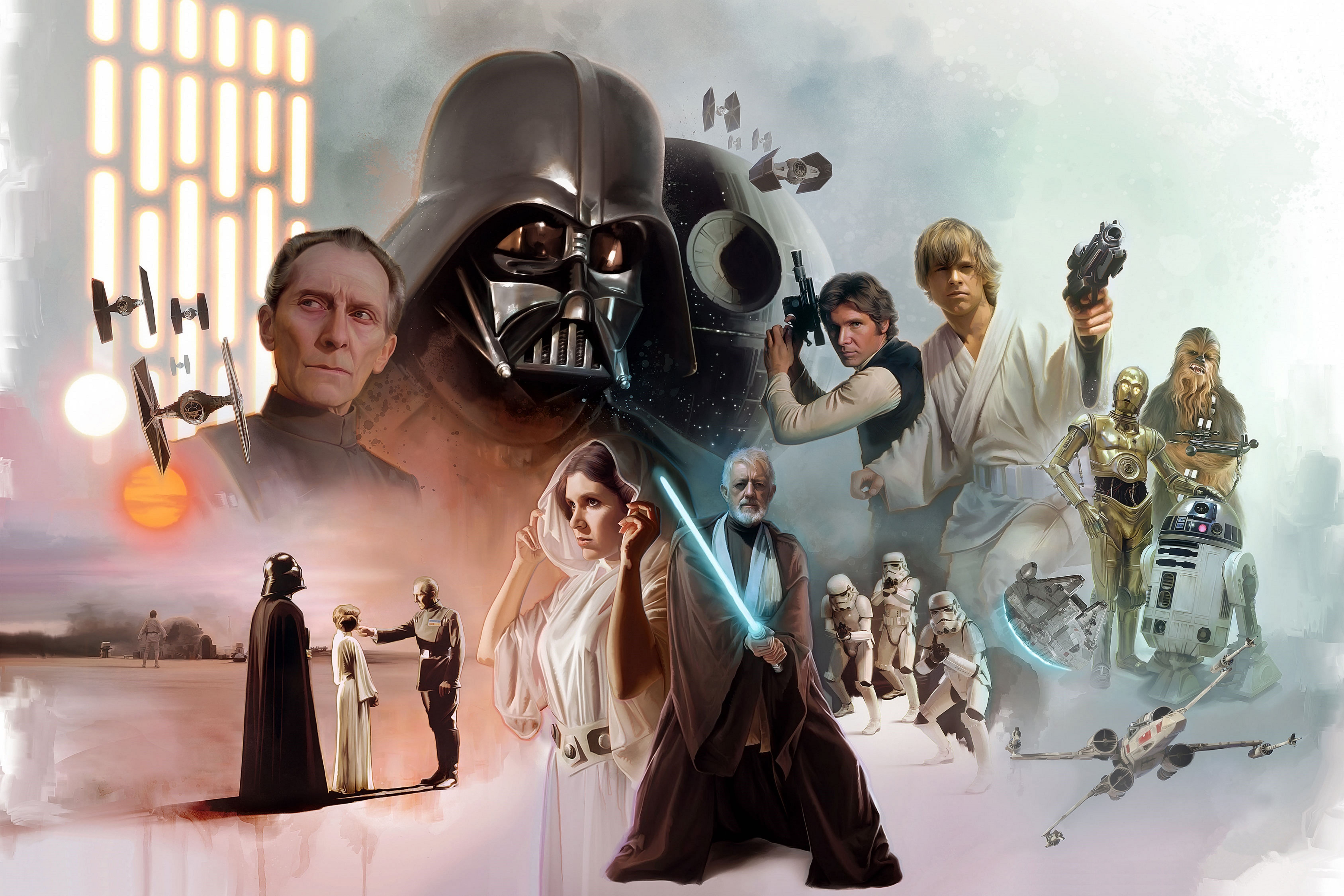 Star Wars fan art K #wallpaper #hdwallpaper #desktop. Star wars celebration, Scifi artwork, Star wars wallpaper