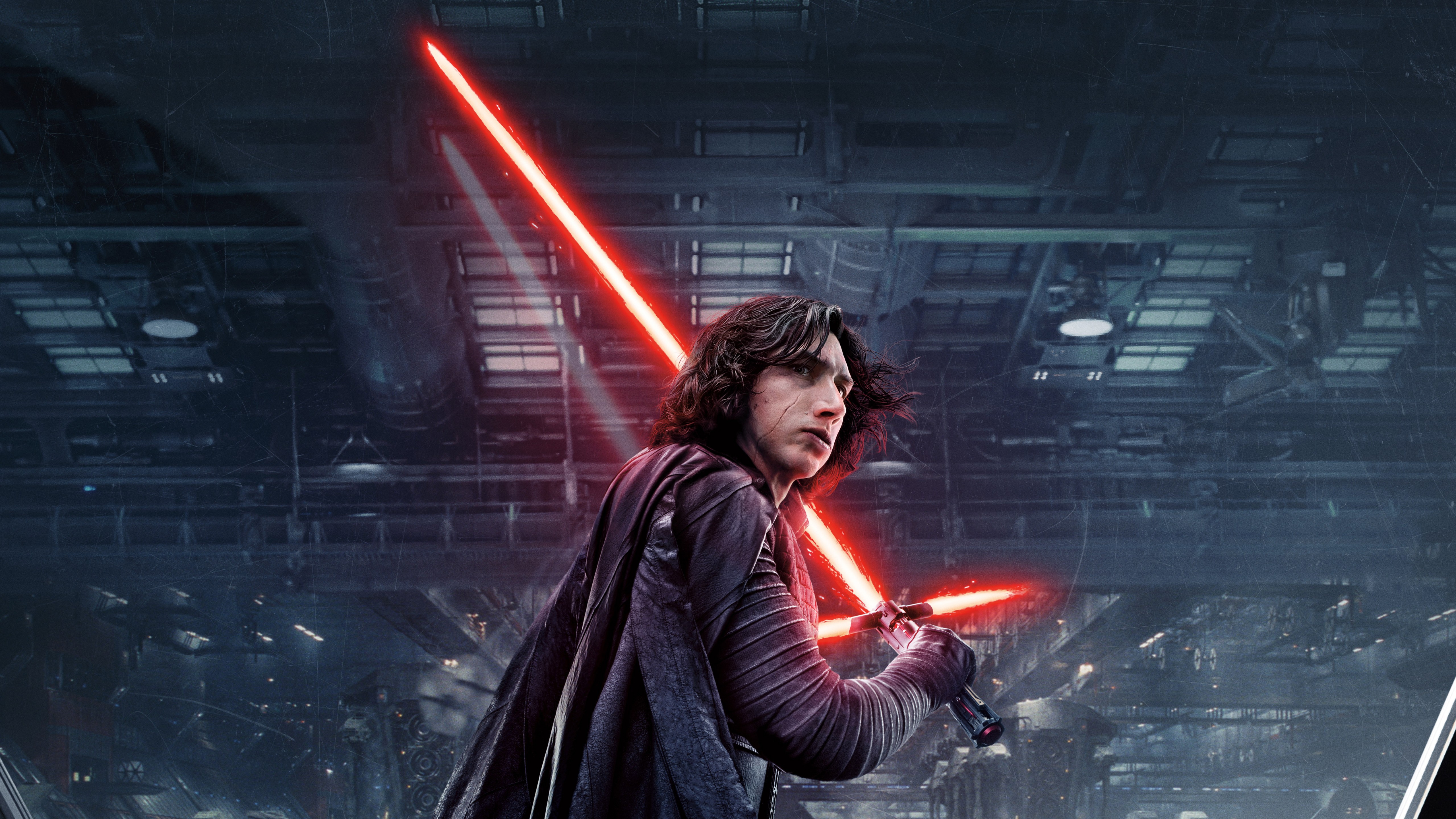 Wallpaper Star Wars: The Last Jedi, Adam Driver, 5k, Movies