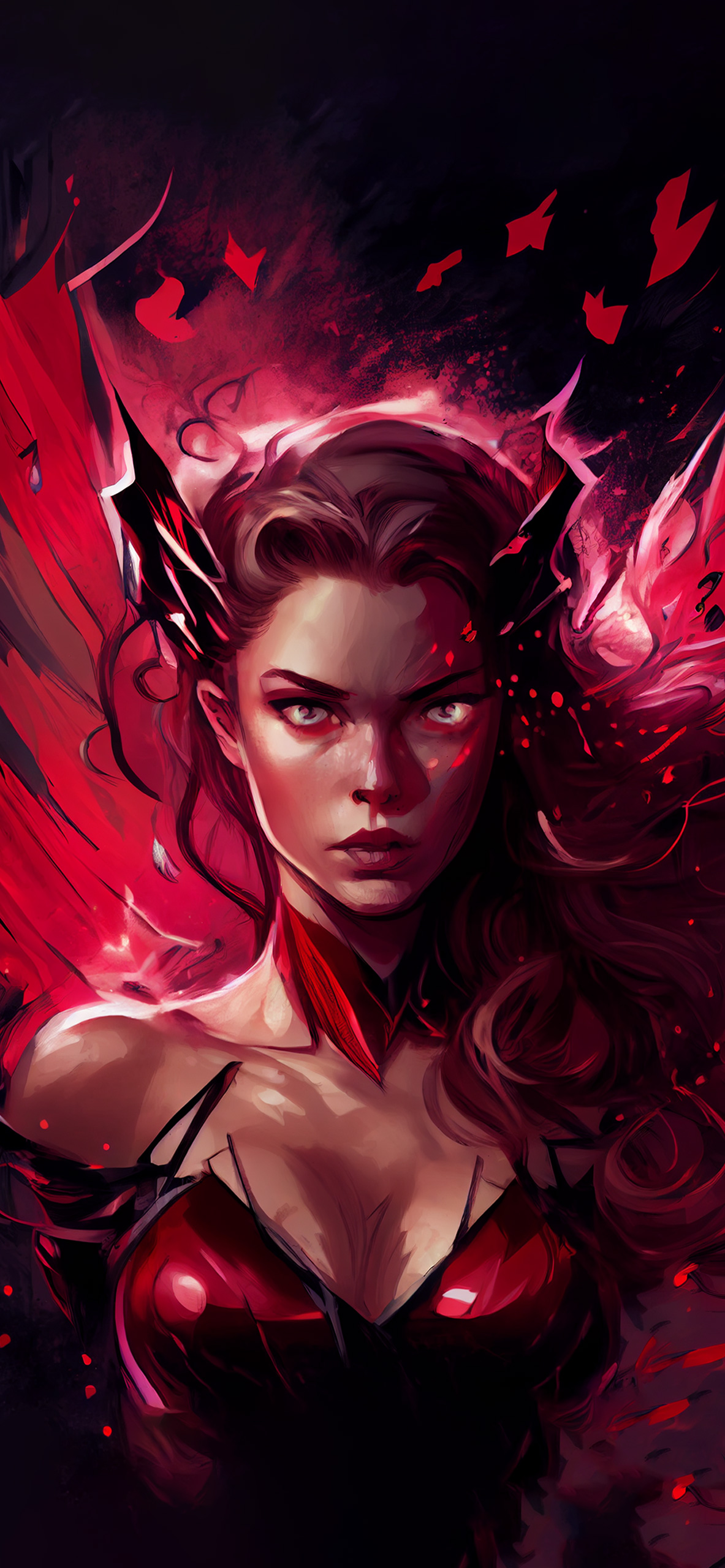 Marvel Scarlet Witch Art Wallpaper