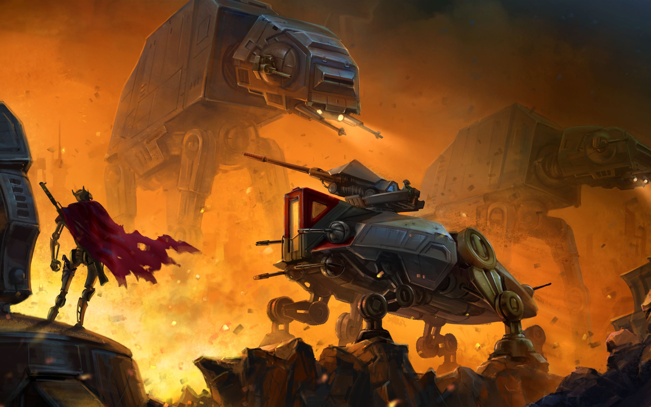 star wars scifi 5k Mac Wallpaper Download