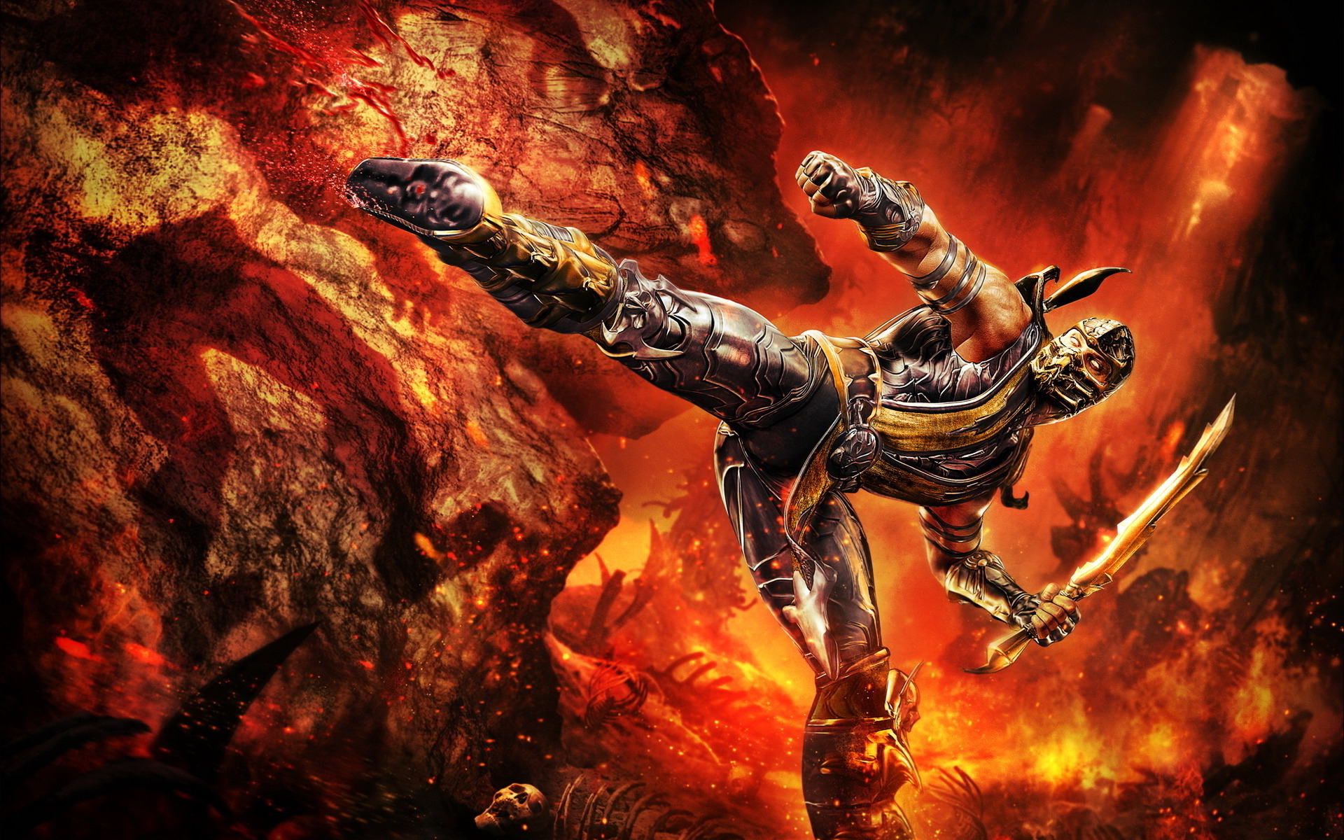 Scorpion (Mortal Kombat) HD Wallpaper and Background