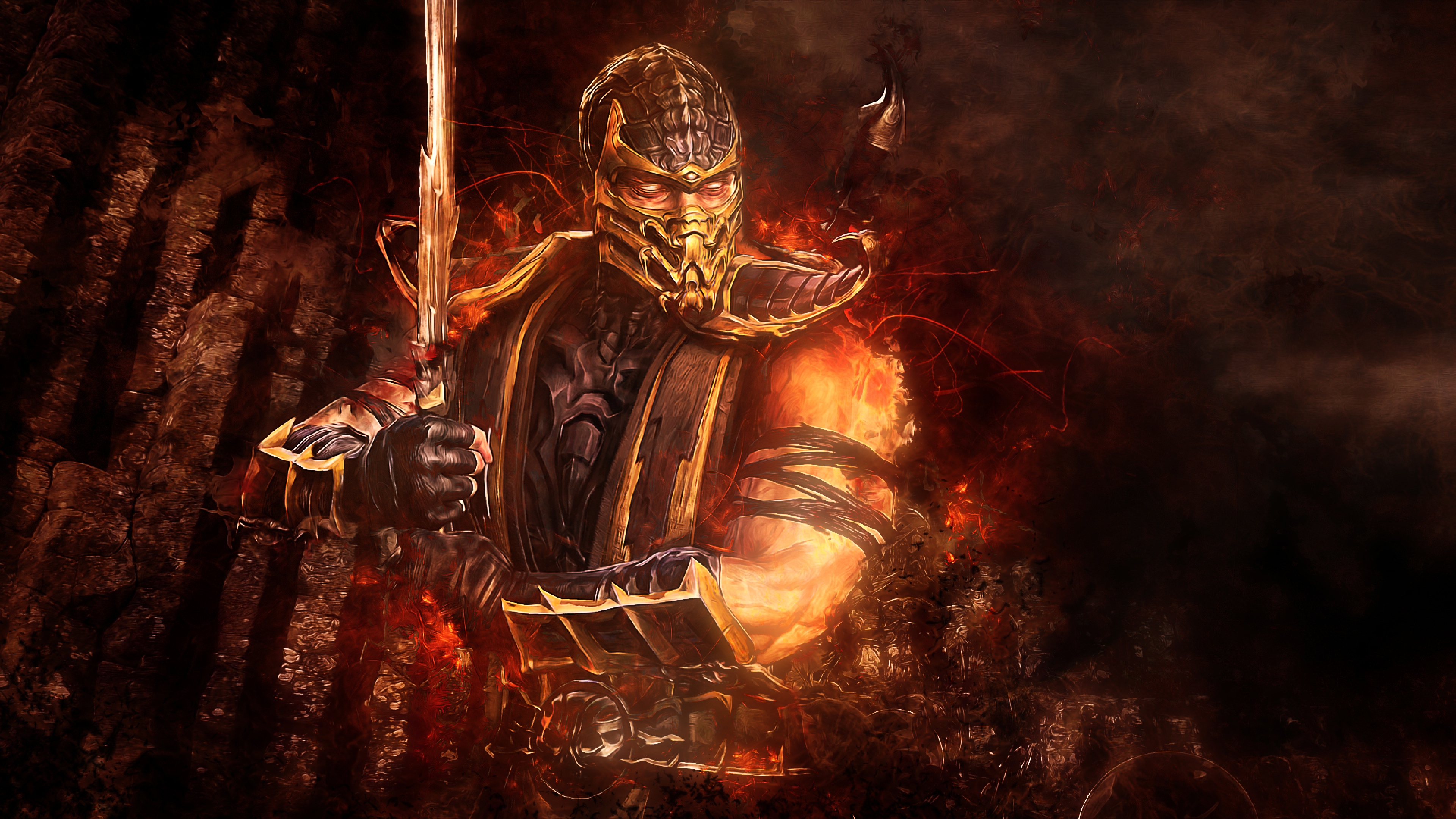 Scorpion Mortal Kombat Wallpaper,HD Games Wallpapers,4k Wallpapers