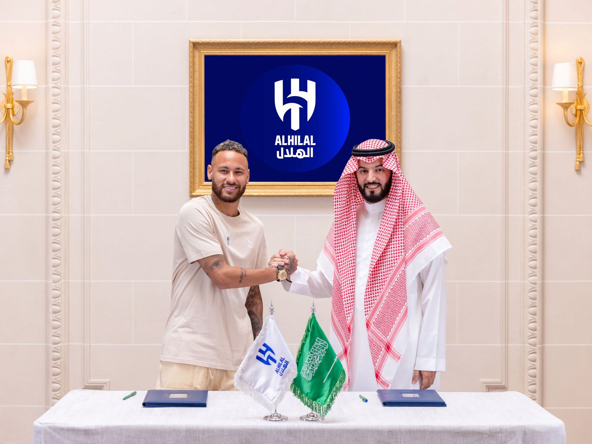 Neymar signs for Saudi football club
