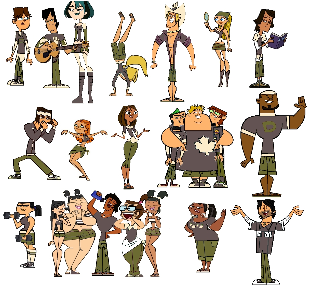 Total Drama Island peminat Art