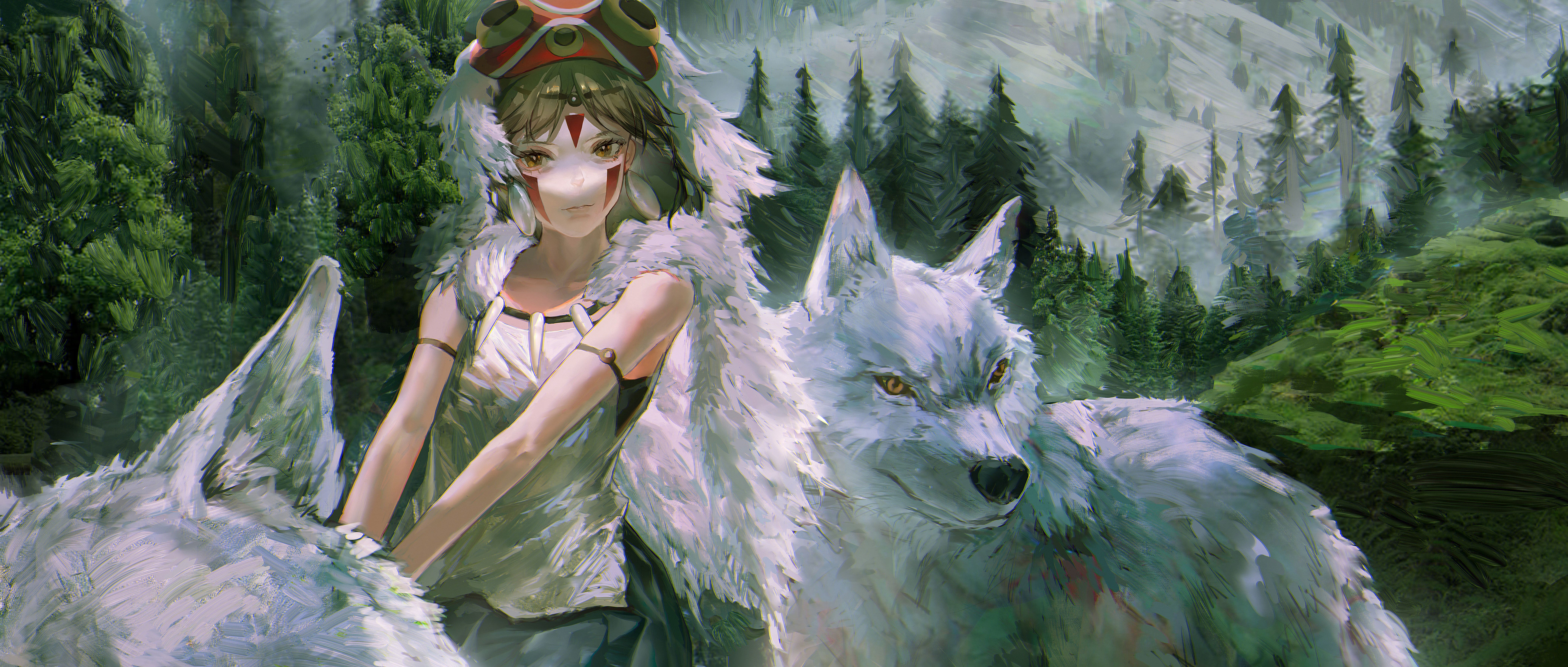 Anime Princess Mononoke 4k Ultra HD Wallpaper