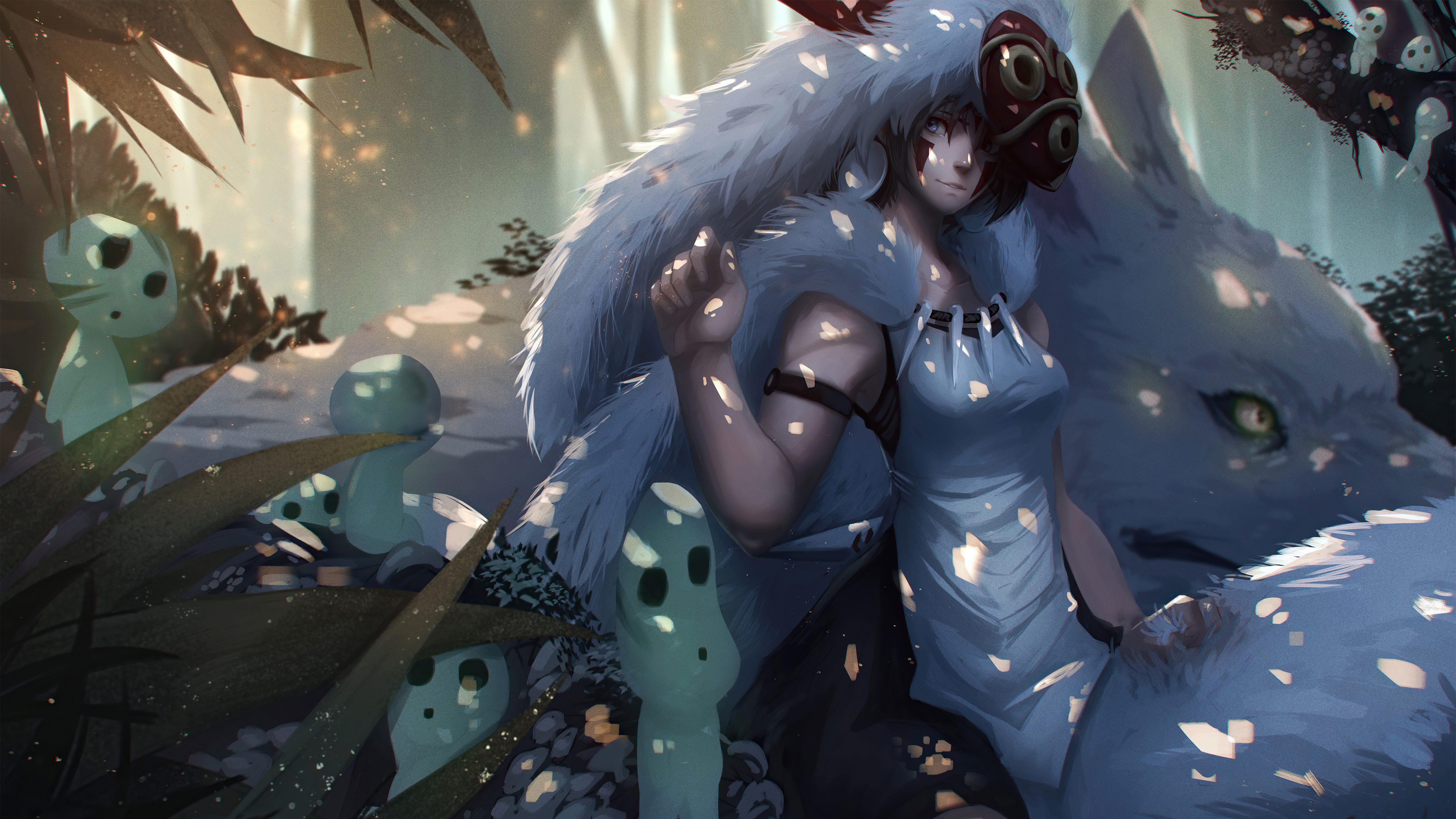 San Mononoke Anime Girl 4k, HD Anime, 4k Wallpaper, Image, Background, Photo and Picture