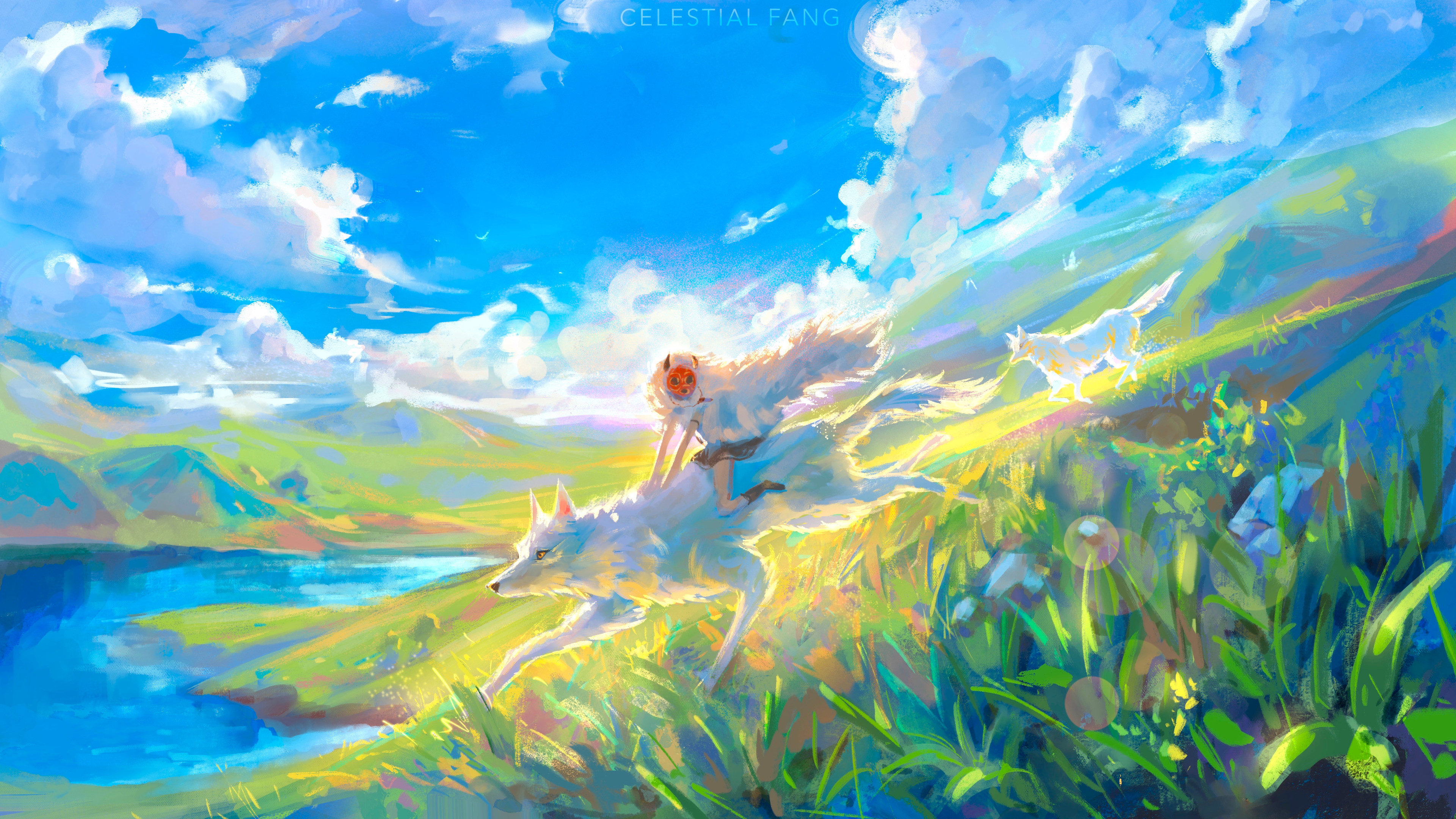 Anime Princess Mononoke 4k Ultra HD Wallpaper