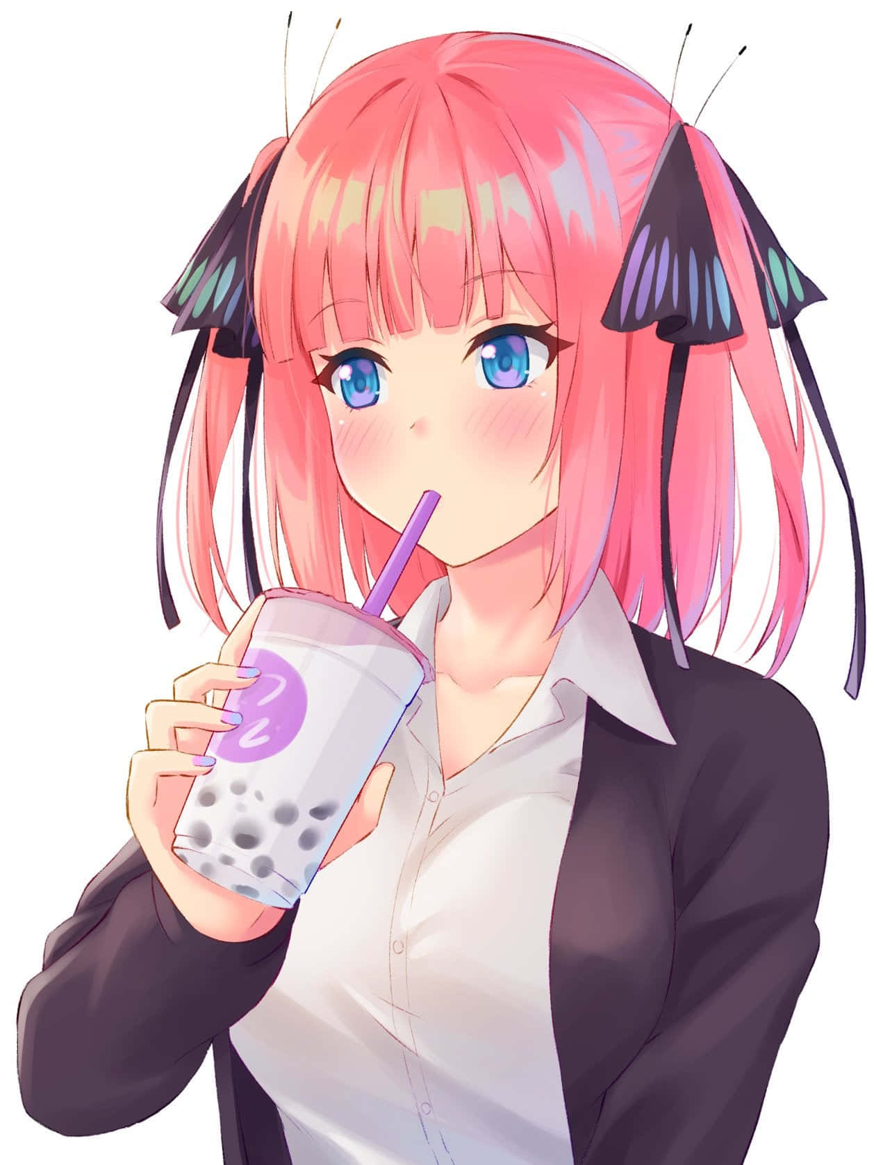 Download Bubble Tea Anime Delicious Way to Enjoy Anime Wallpaper