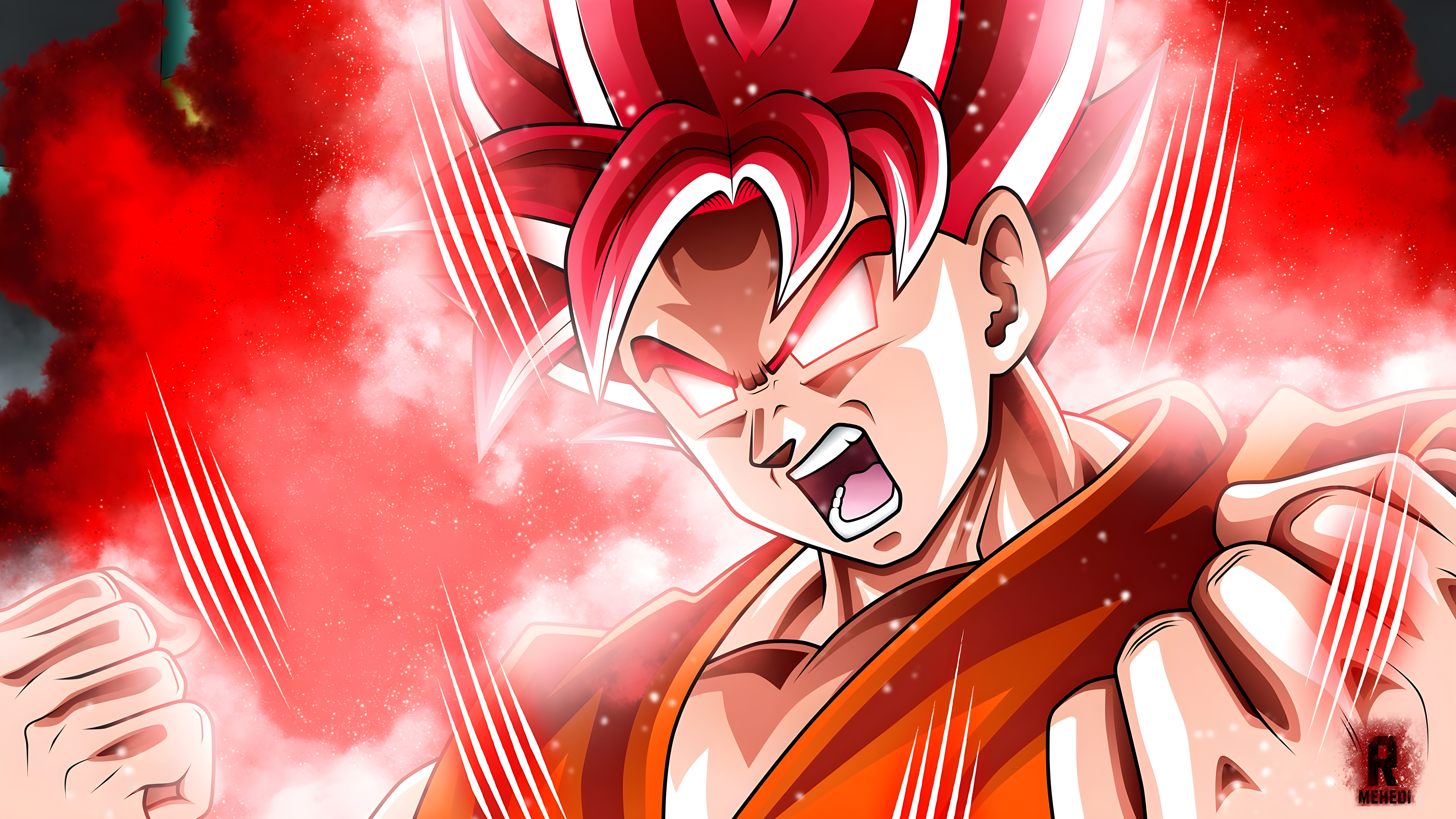 Wallpaper Anime, Goku, Super Saiyan, Saiyan, Zamasu, Background Free Image